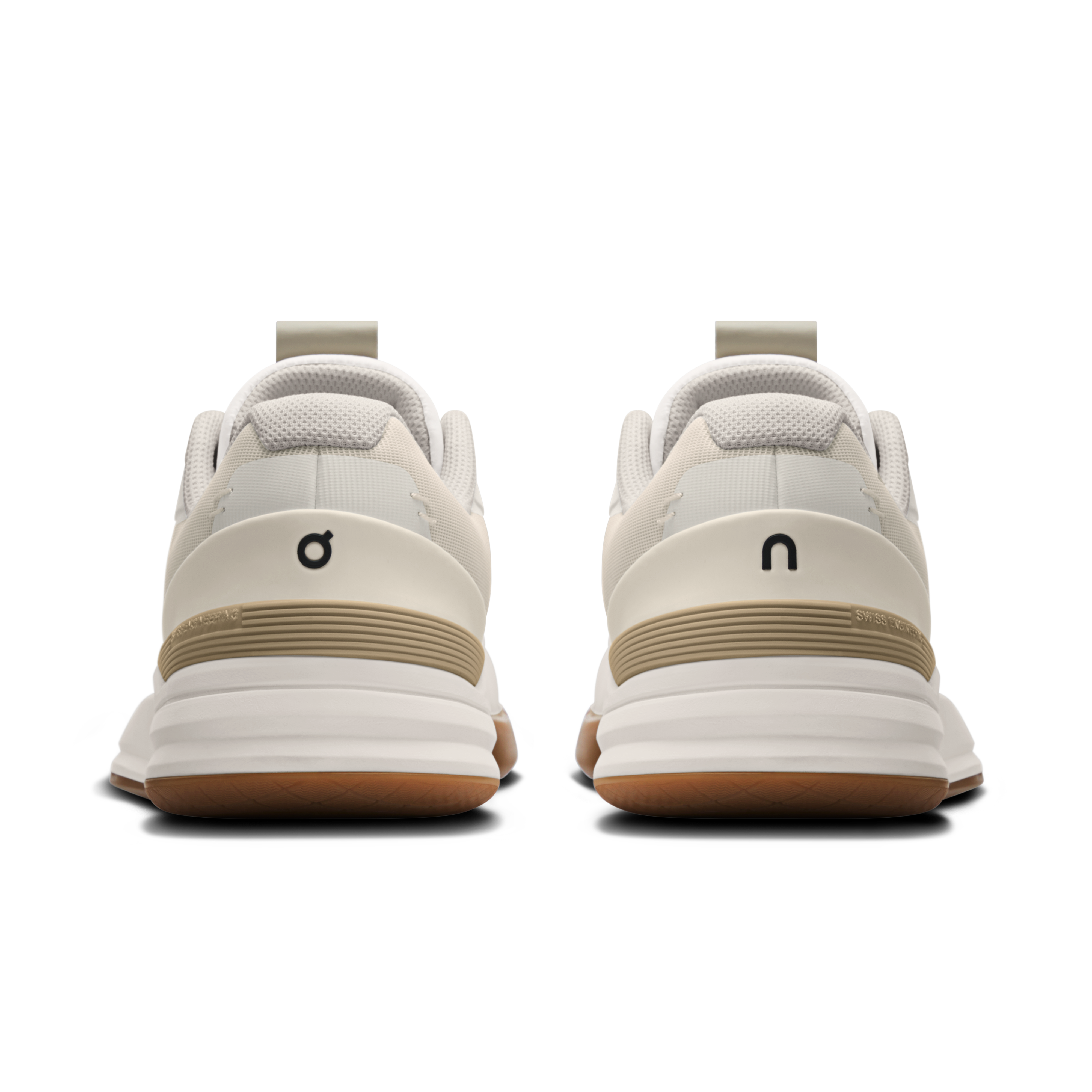 On THE ROGER Pro Ivory & Ivory Women Tennis Shoes