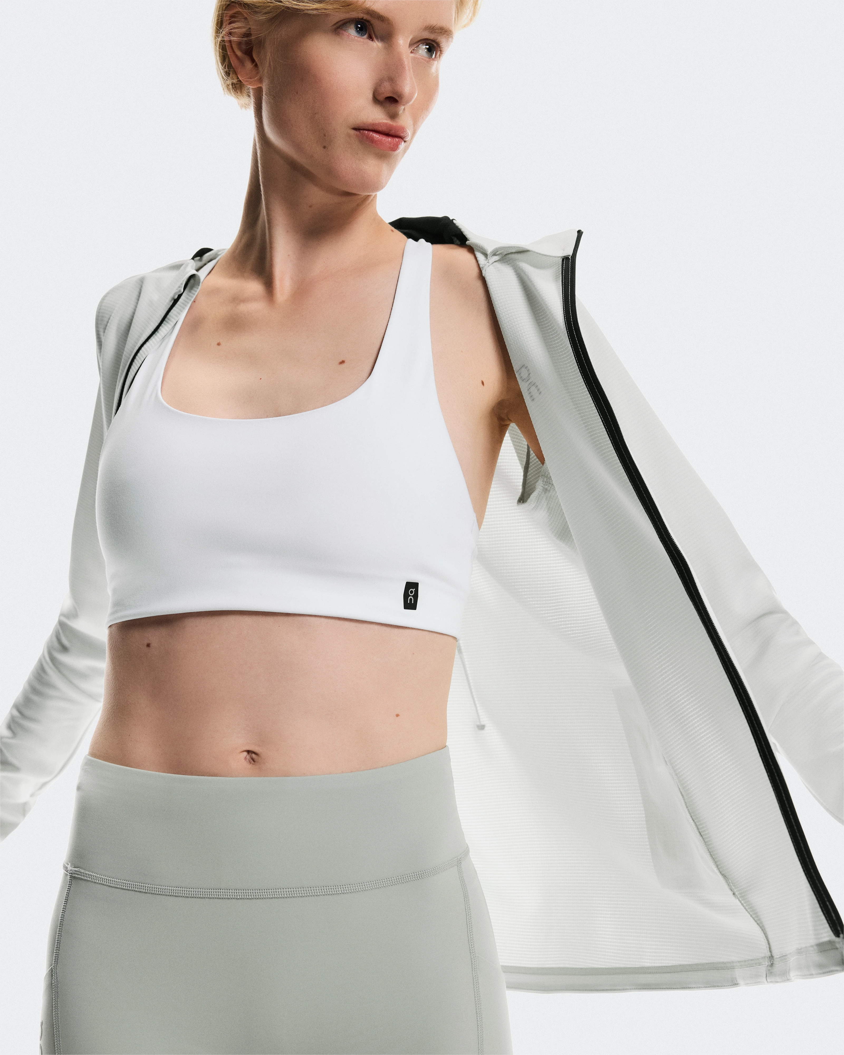 On Climate Zip Hoodie Iceberg Women Hoodies and sweatshirts