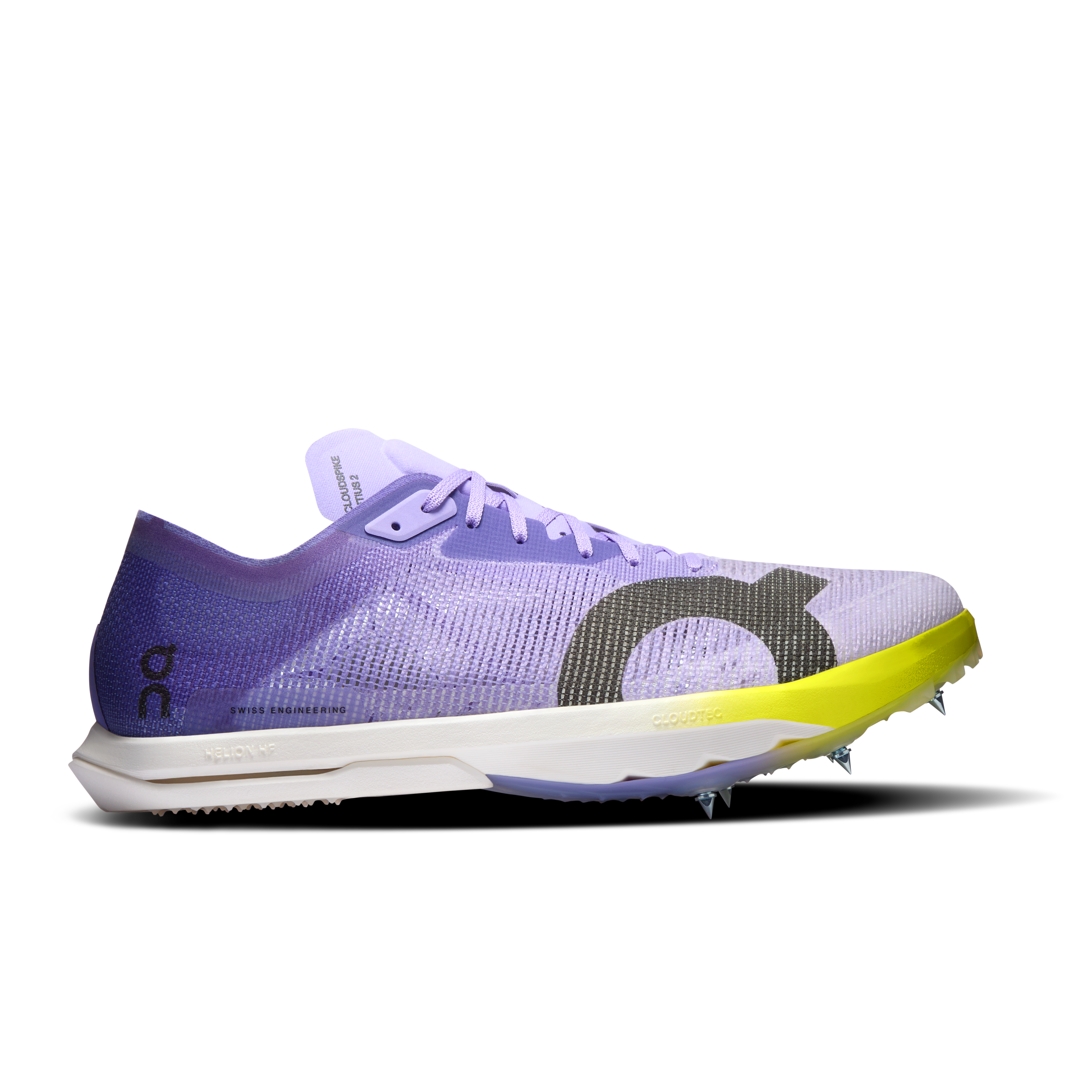 On Cloudspike Citius 2 Pink Yellow Men Men – Middle-distance track racing, fast-feeling ride Shoes