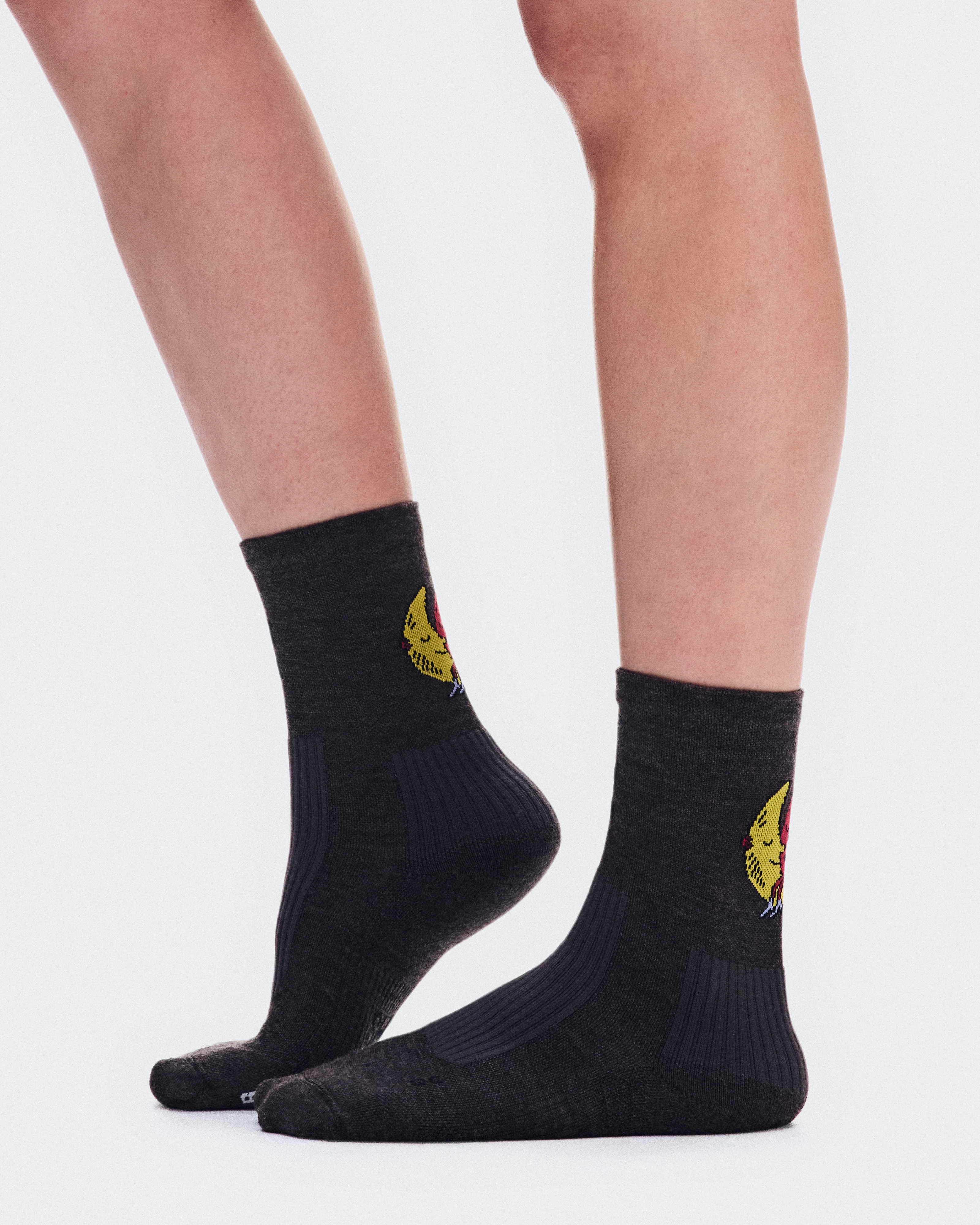 On Merino Sock SHG Brown Unisex Socks