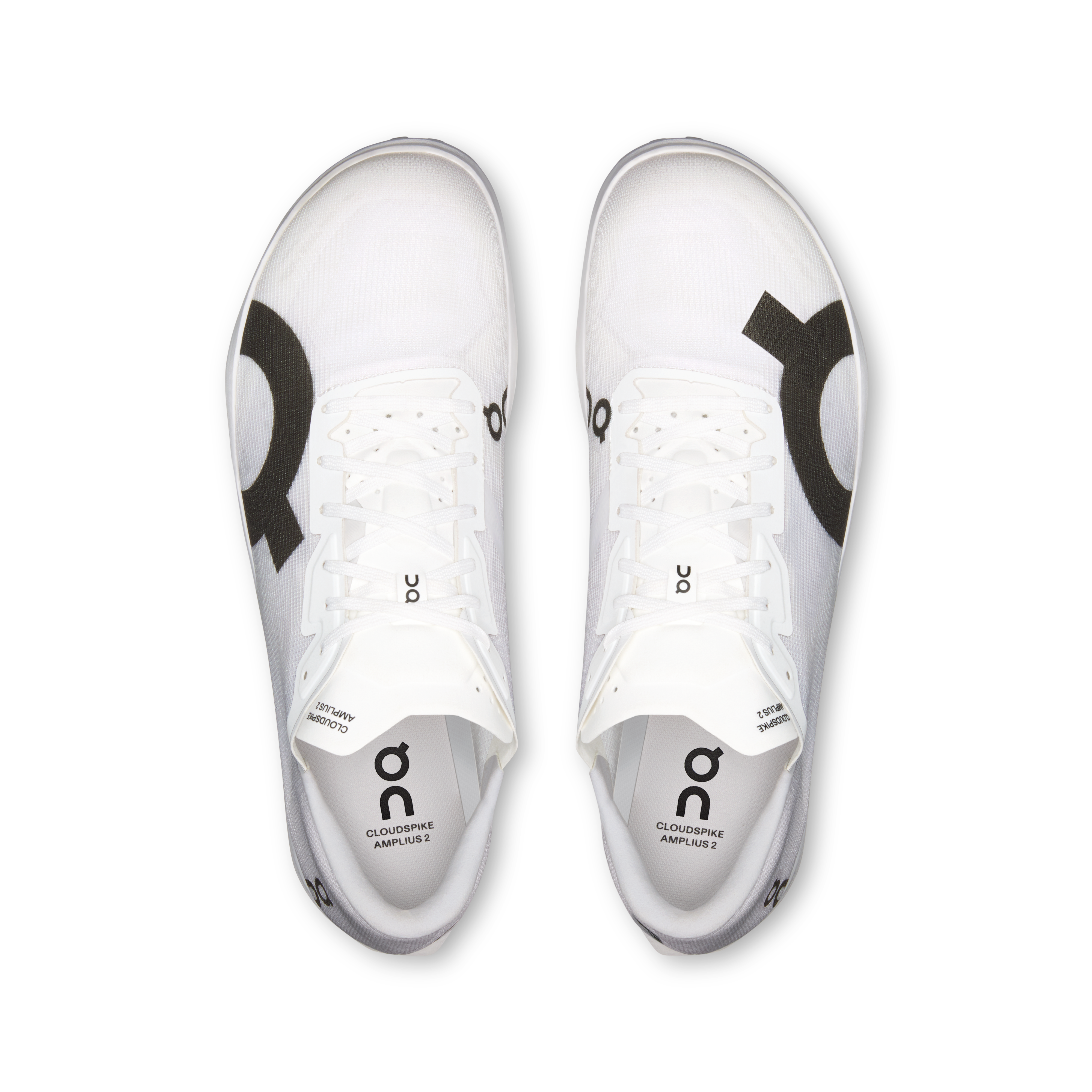 On Cloudspike Amplius 2 White & Frost Men – Long distance track running, fast-feeling ride Shoes
