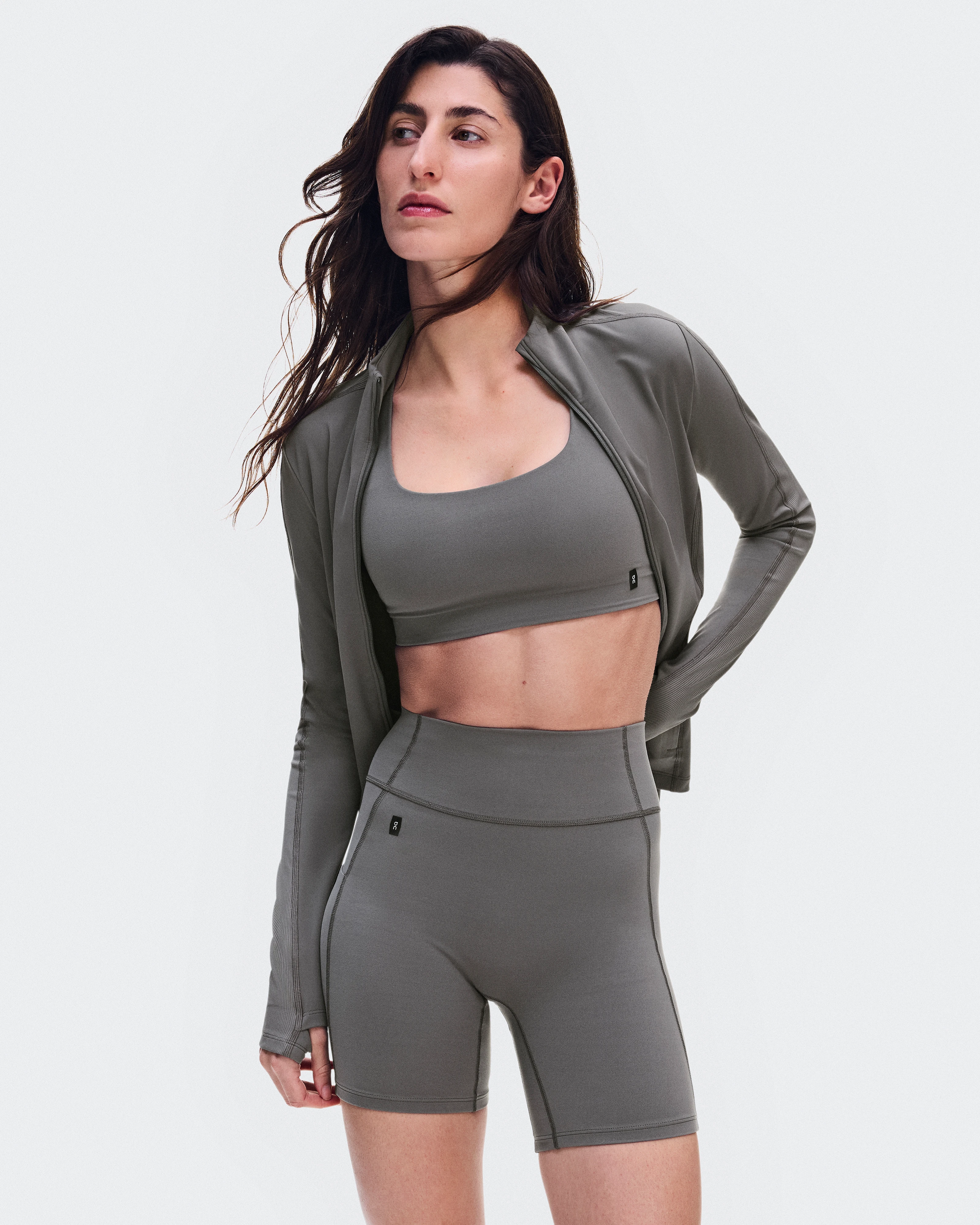 On Studio Leggings Short 6" Ember Mujer Mallas y leggins