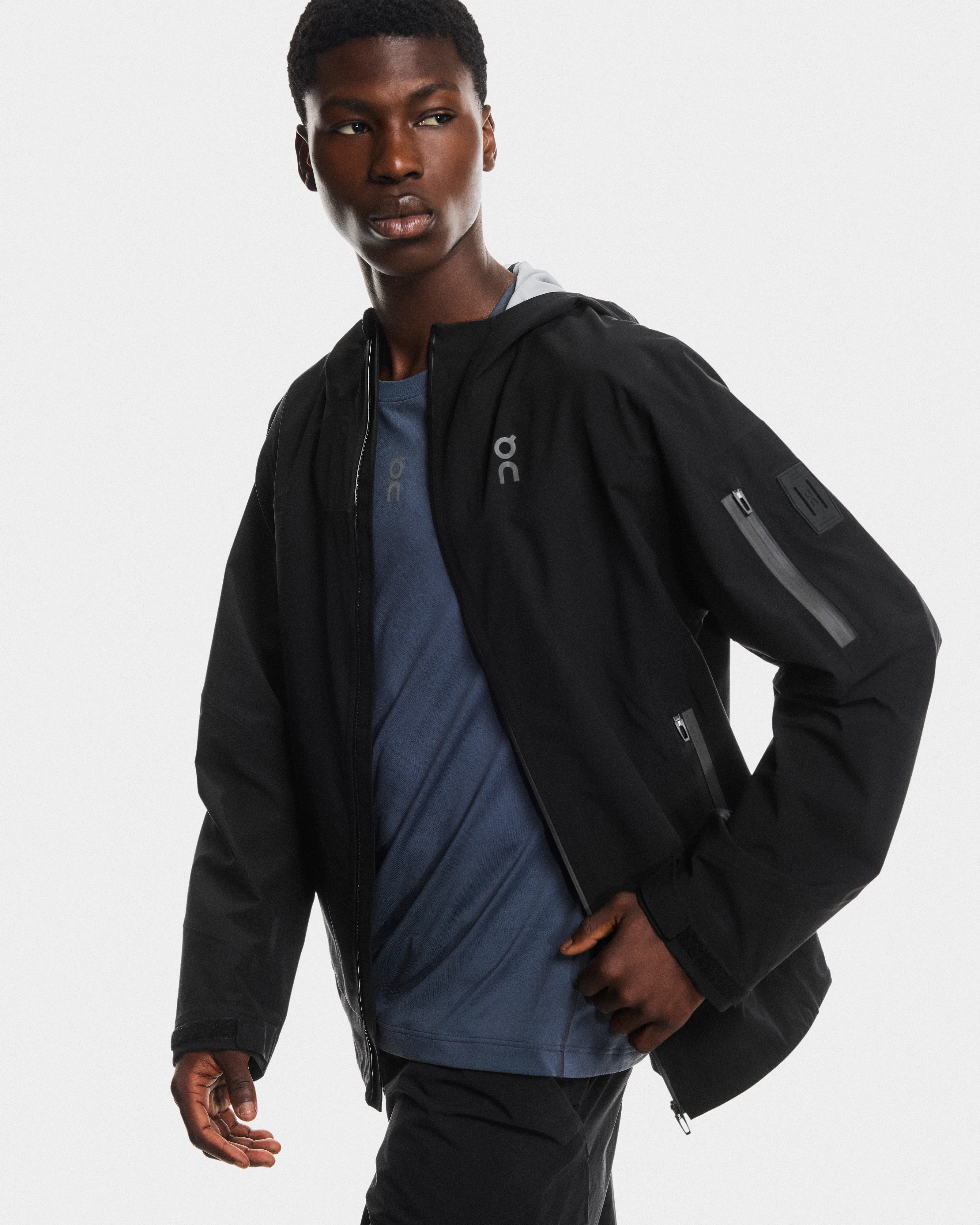 On Trek Jacket Black Herren Jacken & Westen