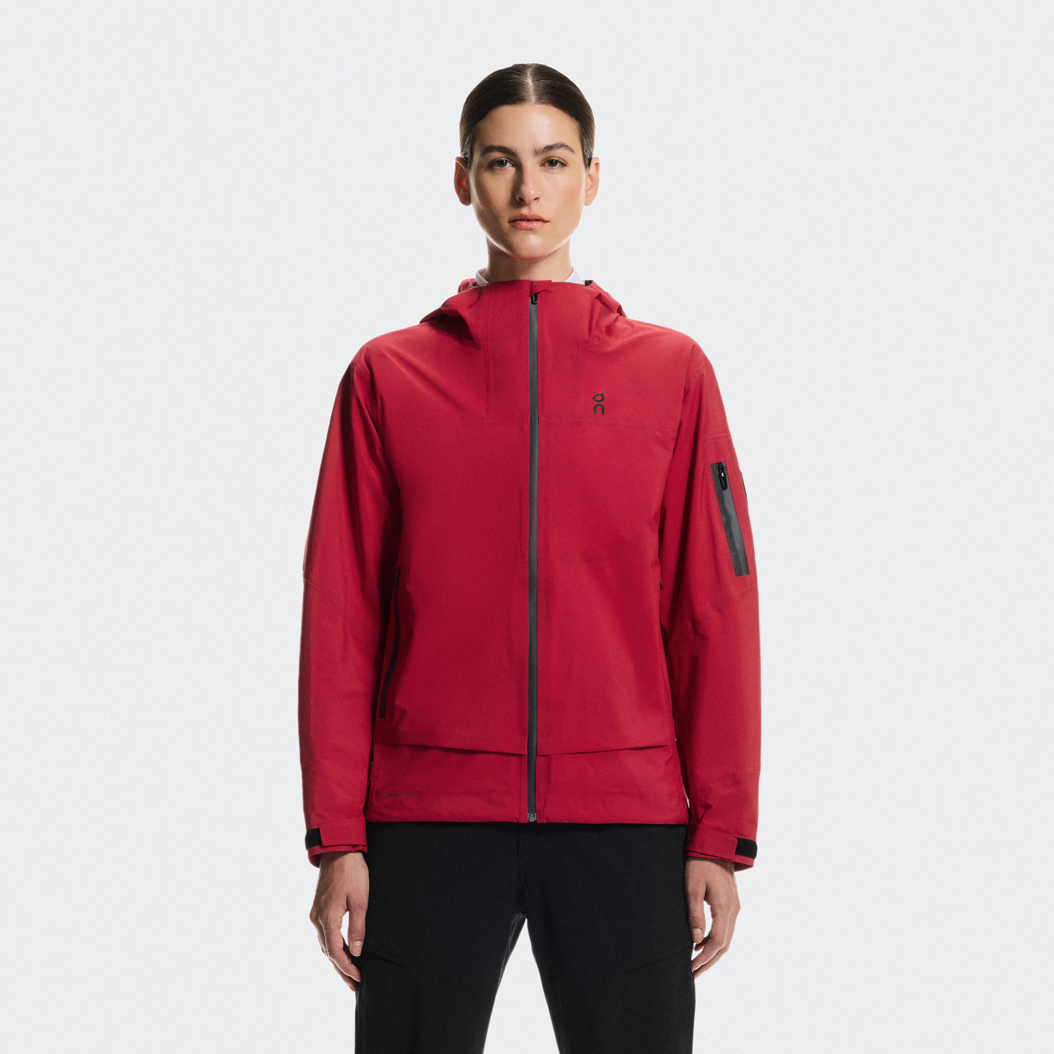 On Trek Jacket Blue Women Women – Hiking, On GuardTec™, wet weather Jackets