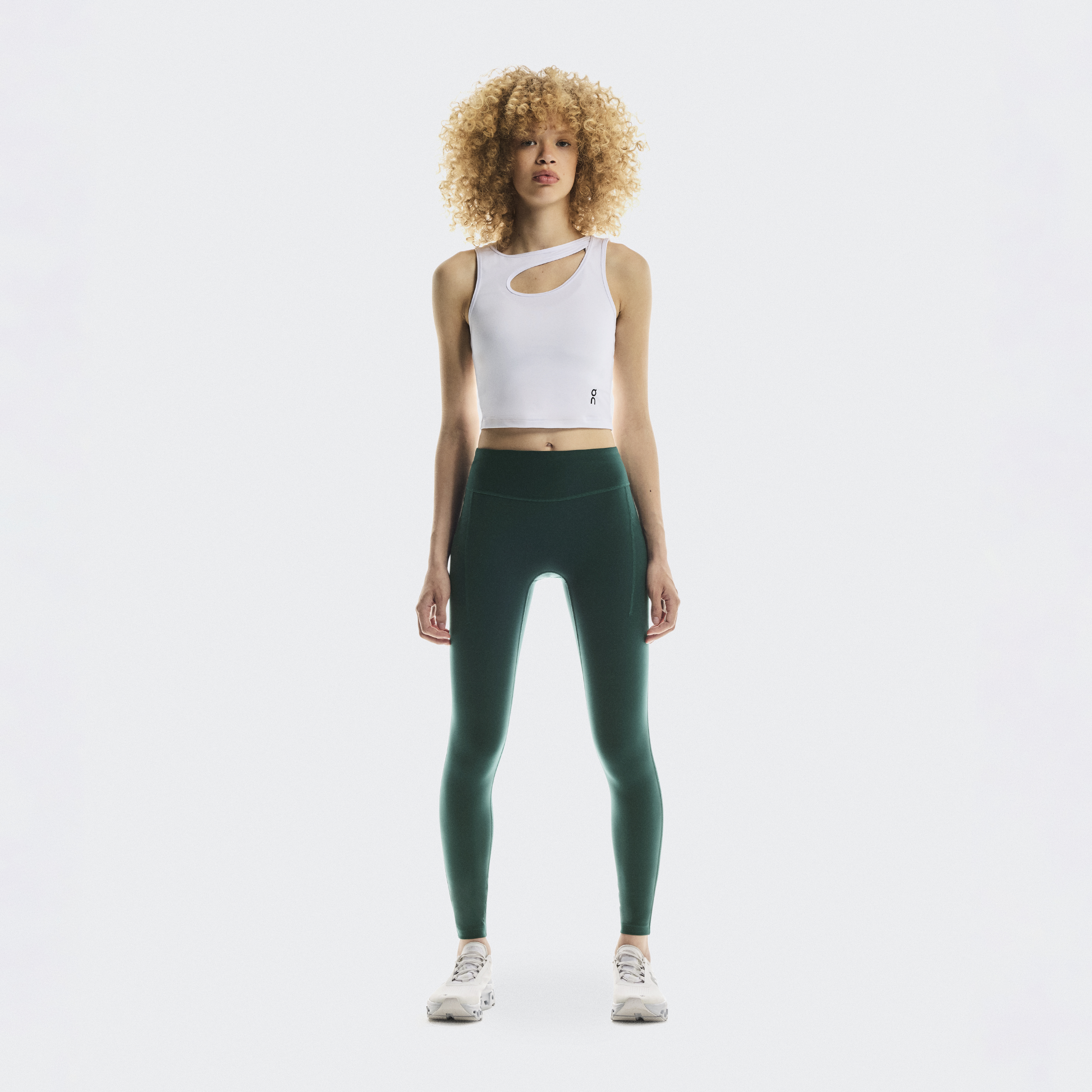 Performance Tights in Spirulina