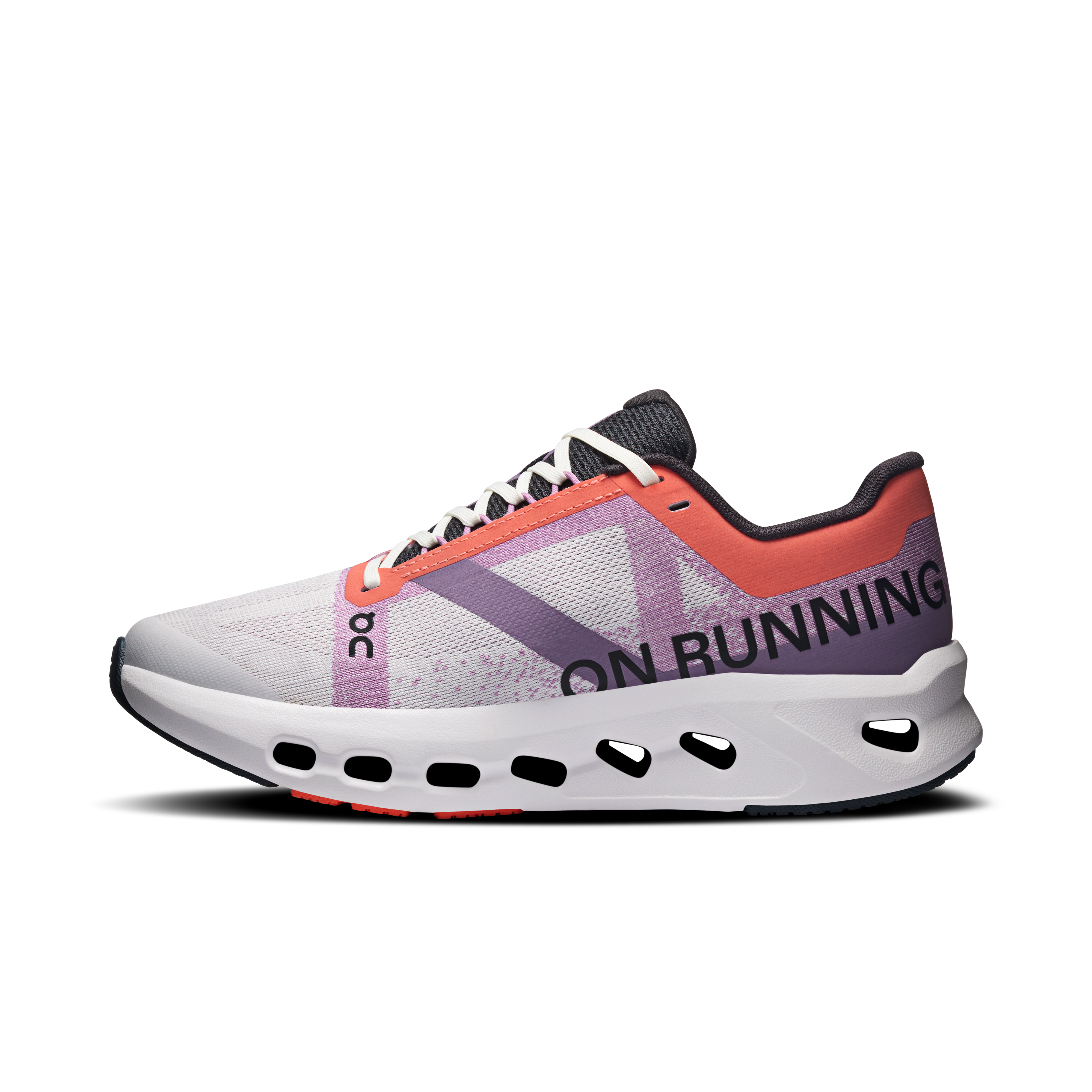 On Cloudsurfer Youth Crimson & Sakura Ados Running sur route Chaussures