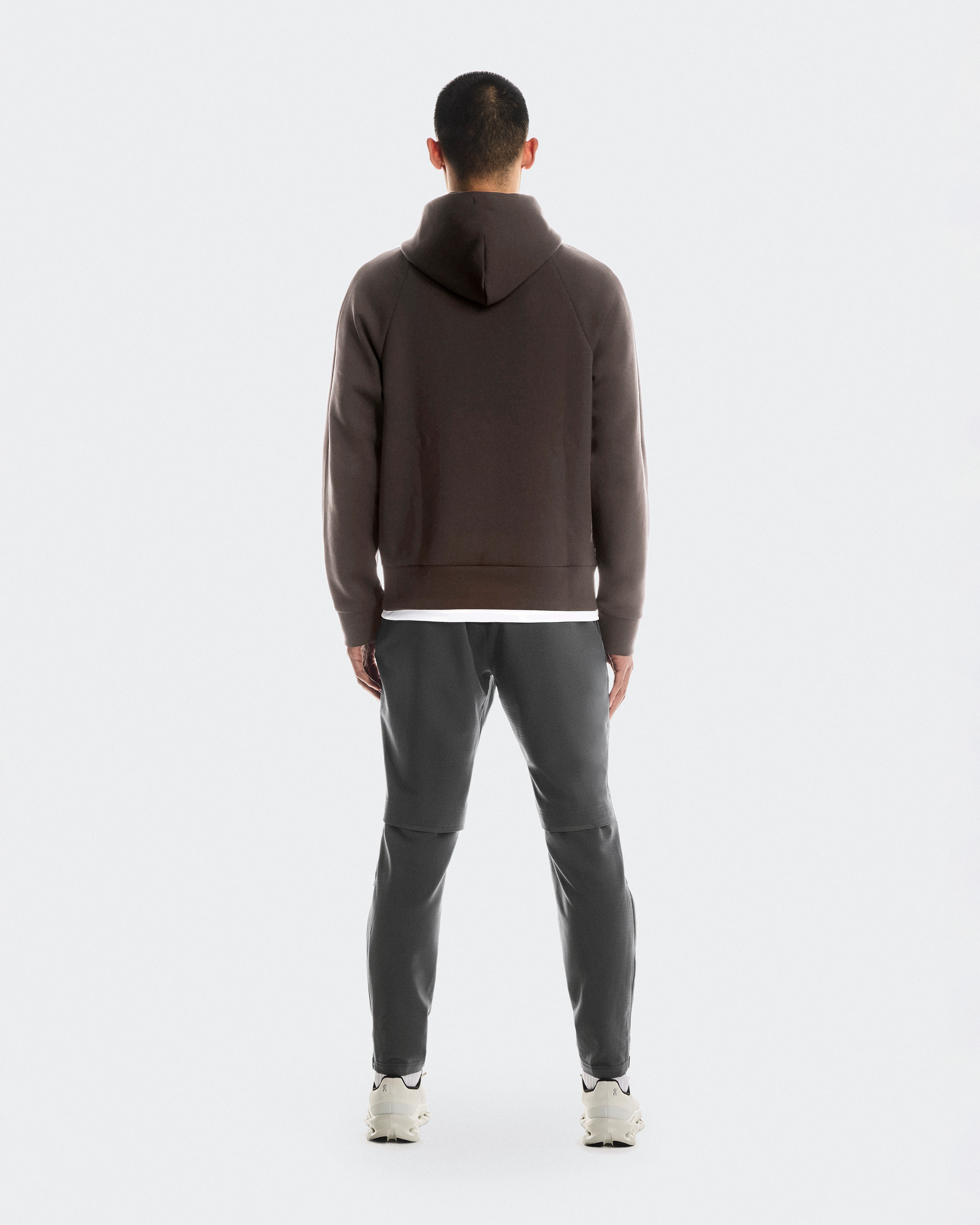 On Focus Tech Zip Hoodie Pebble Men Hoodies and sweatshirts