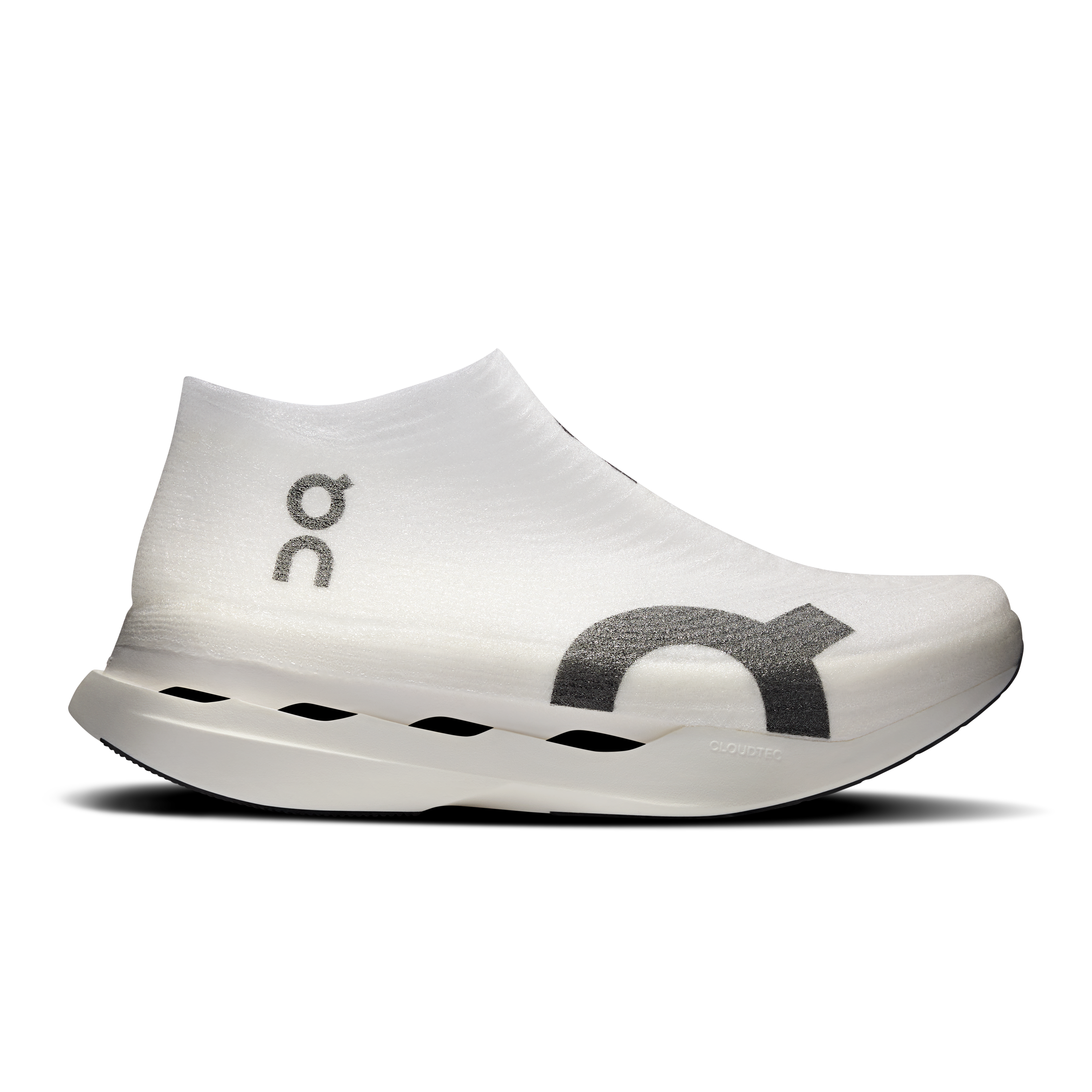 On Cloudboom Strike LS White & Black Unisex Road running Shoes