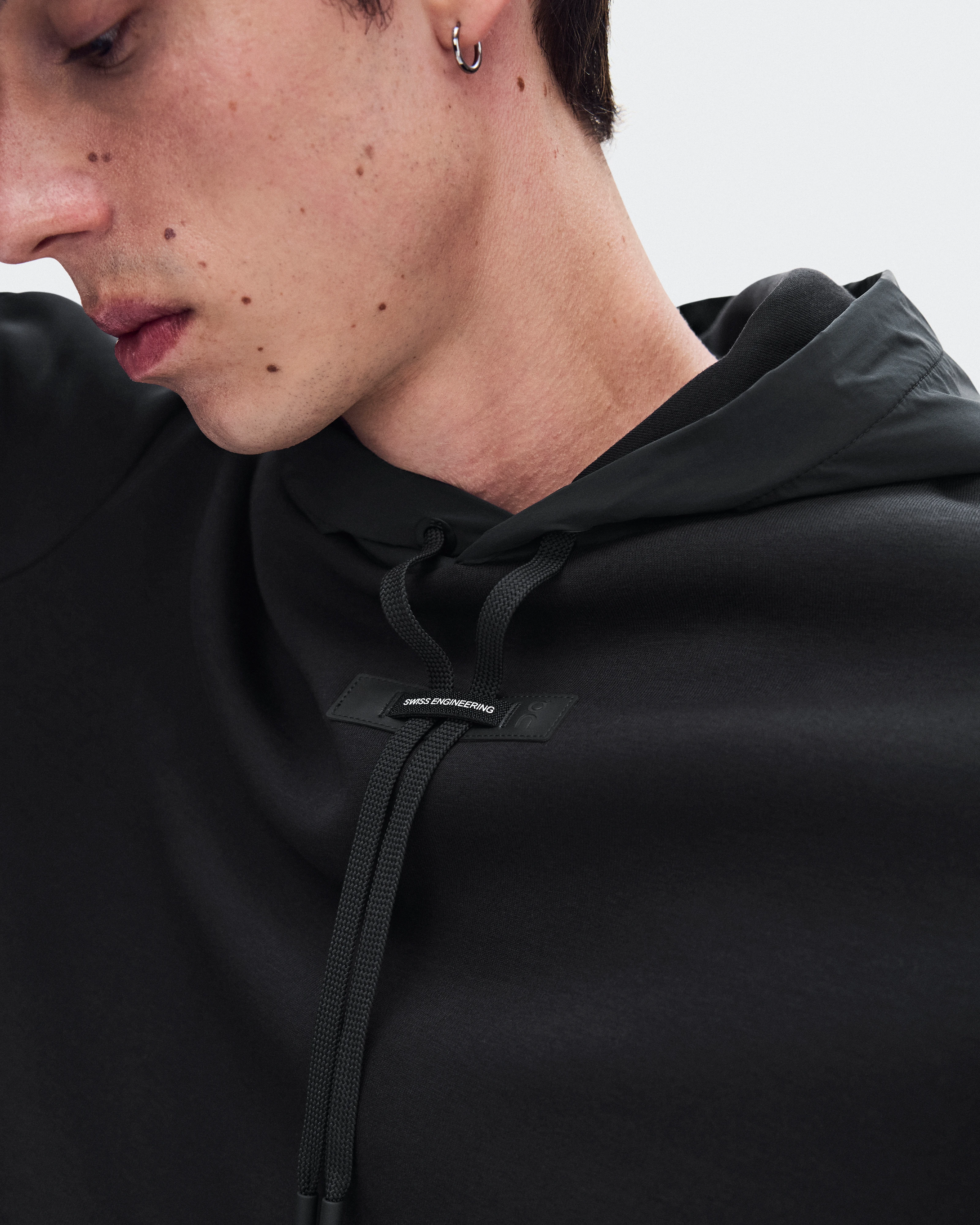On Focus Tech Hoodie Remix Black Men Hoodies and sweatshirts