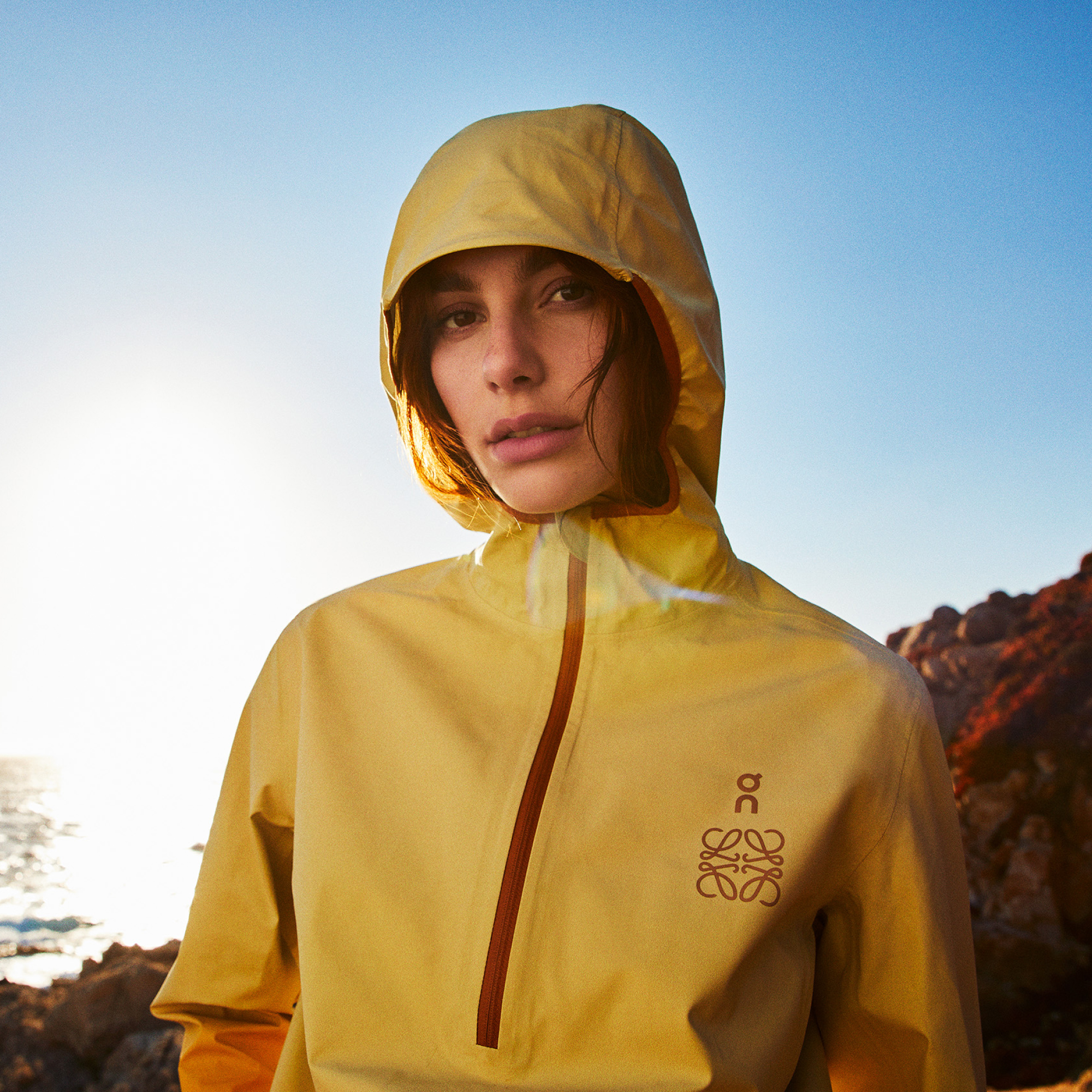 Women's Waterproof Anorak LOEWE | Gradient Orange | On United States