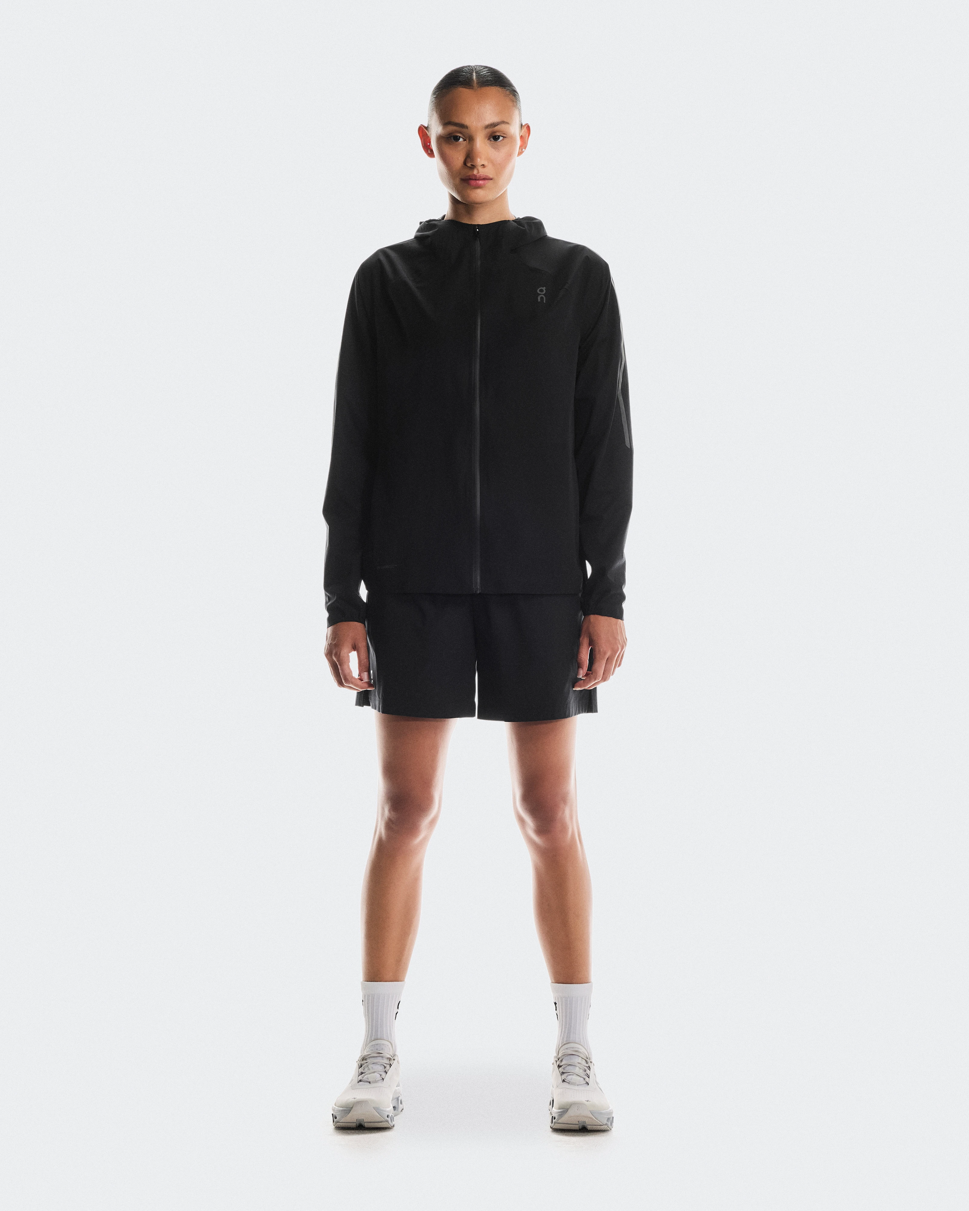 On Performance Jacket Waterproof Black Women Jackets