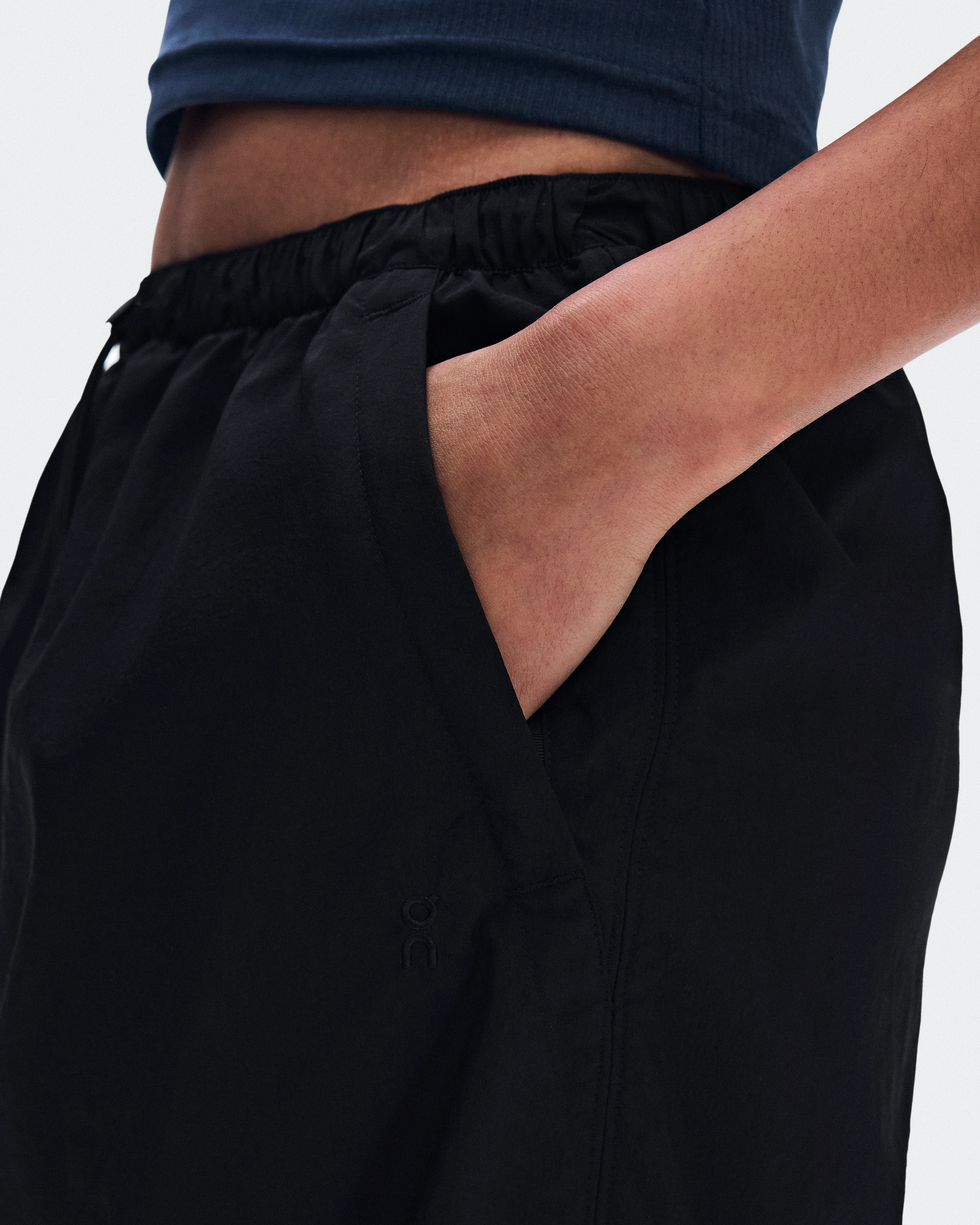 On Drawstring Midi Skirt Black Donna Gonne