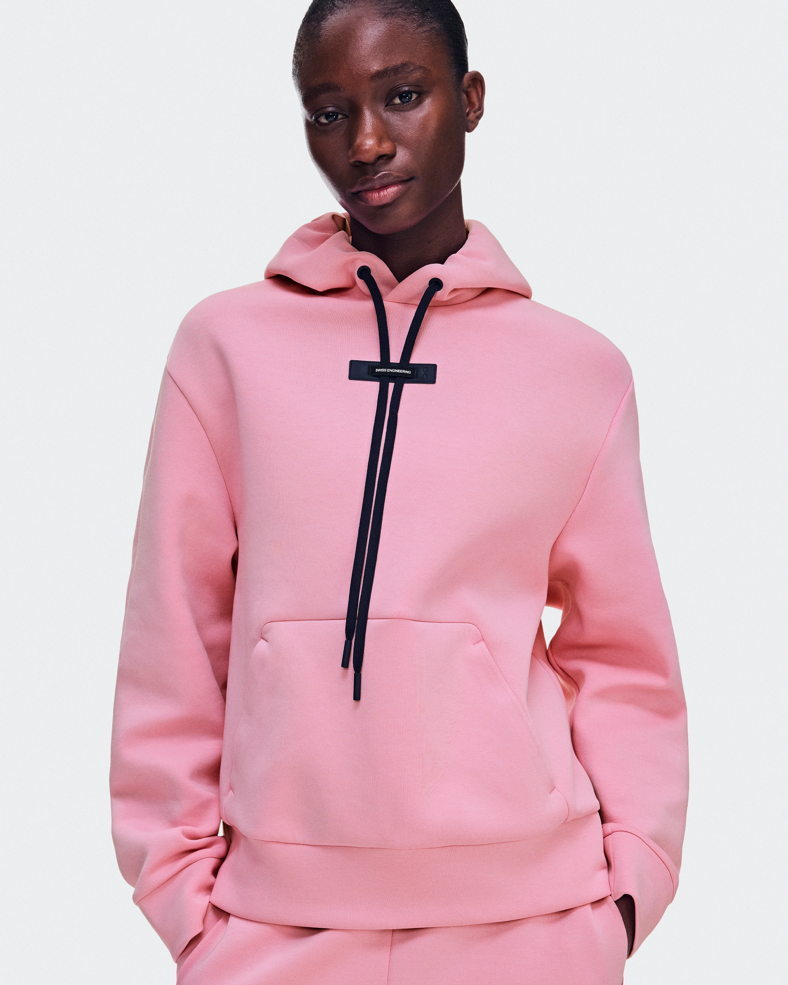 On Focus Tech Hoodie Magnolia Women Hoodies and sweatshirts