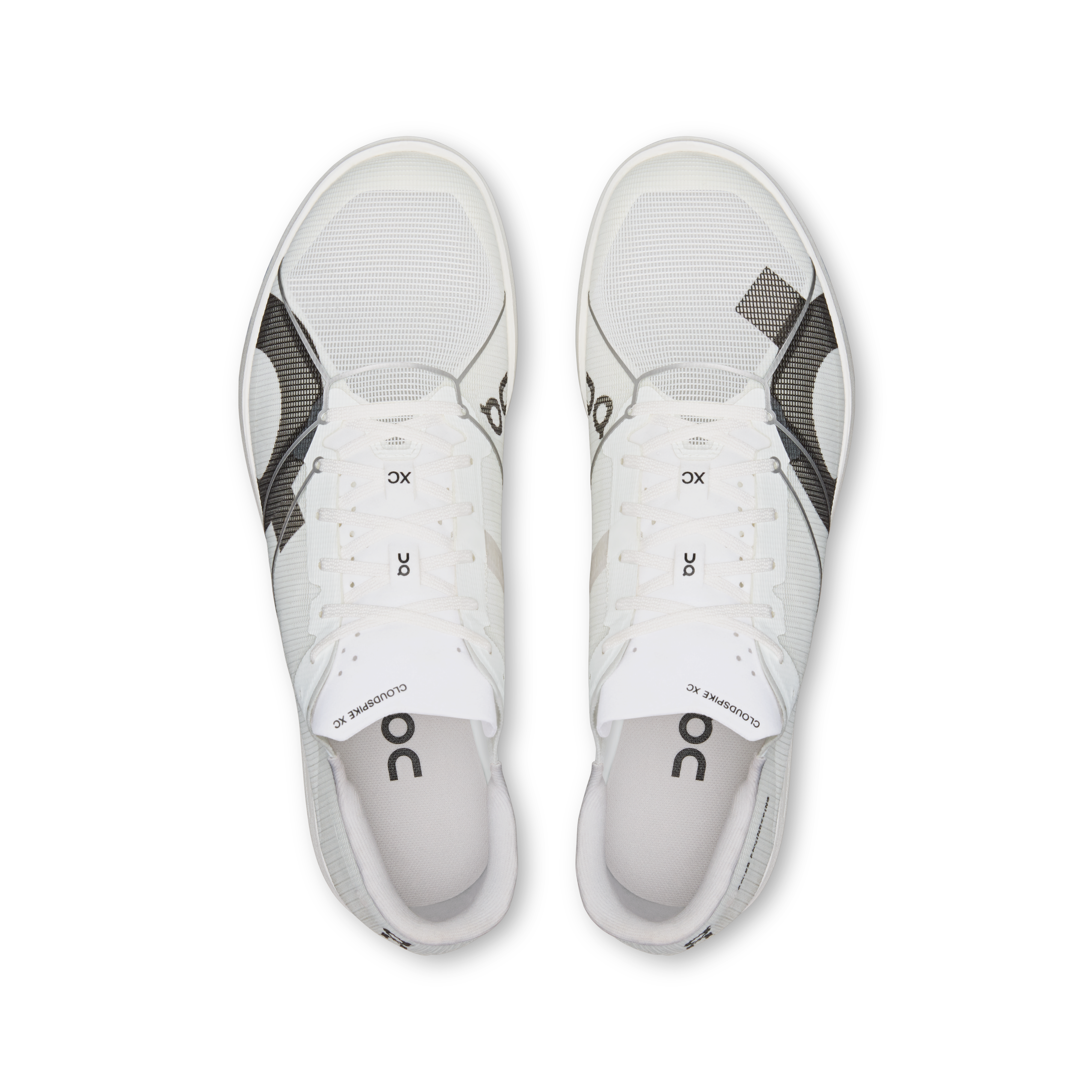 On Cloudspike XC White & Black Men – Long-distance cross-country racing, fast-feeling ride Shoes