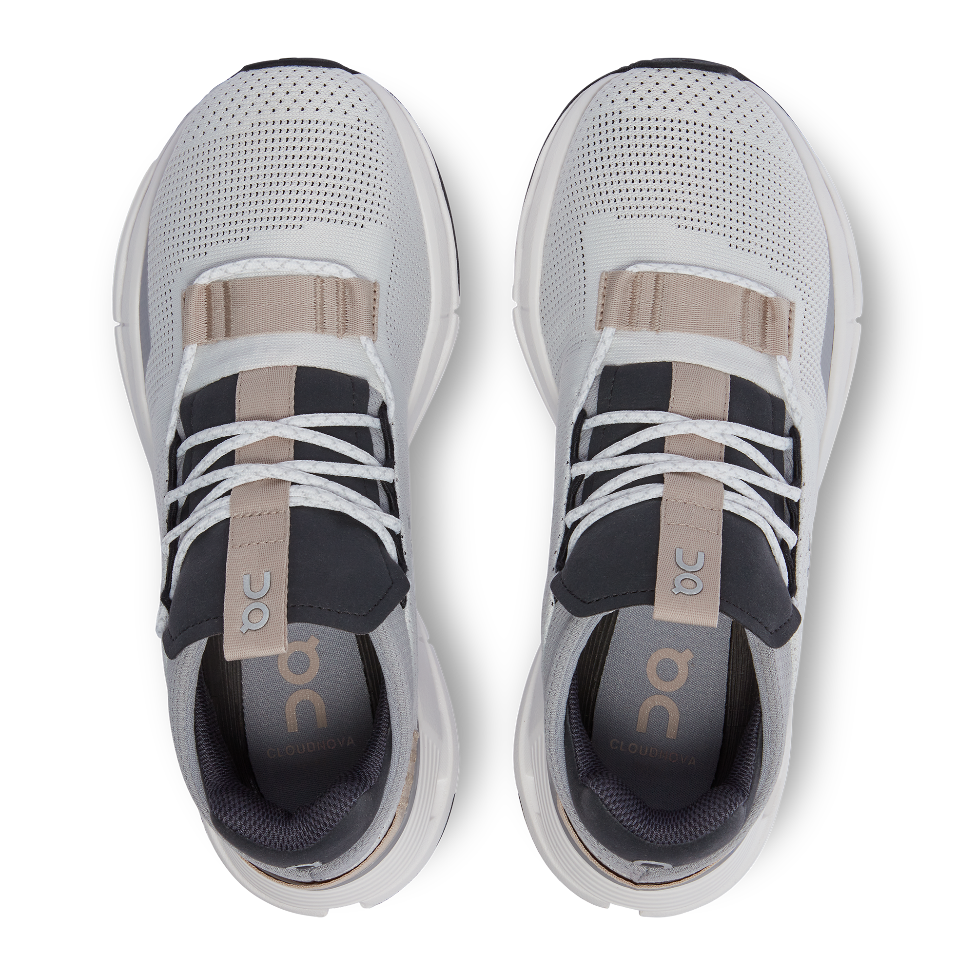 On Cloudnova White & Sand Women Active life Shoes
