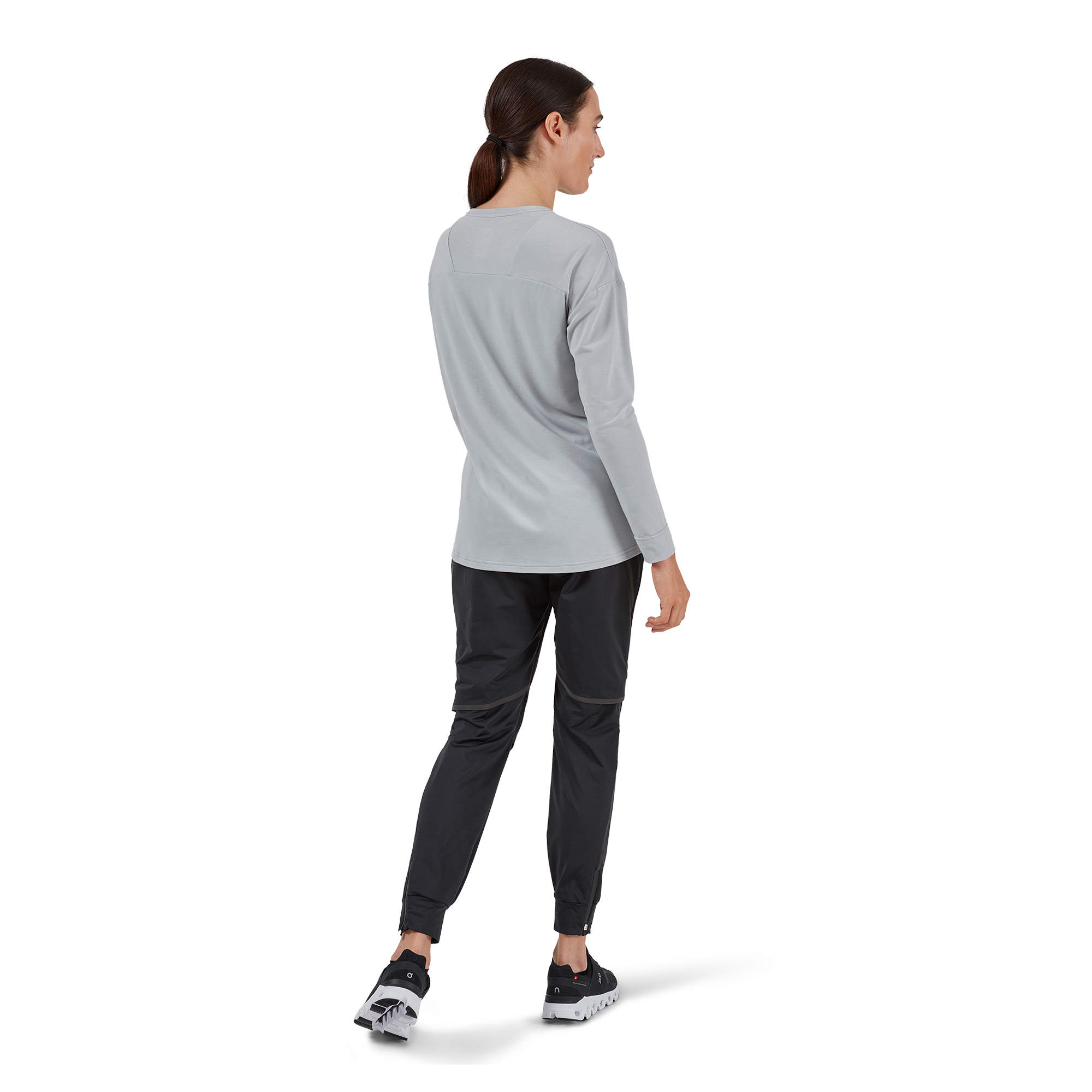 On Running Lightweight Pants Women Black - FAASporta