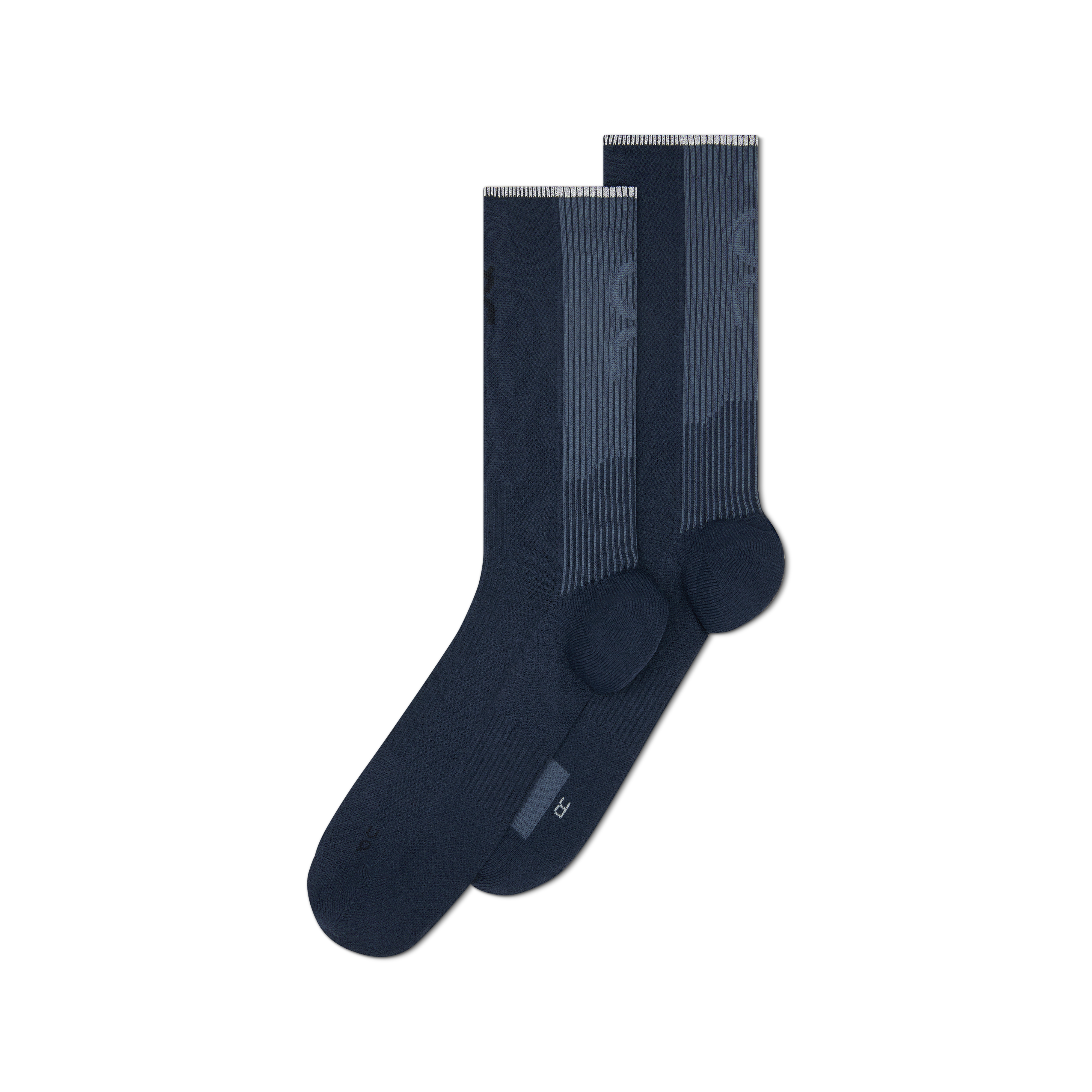 Performance Run Sock High in Navy/Navy