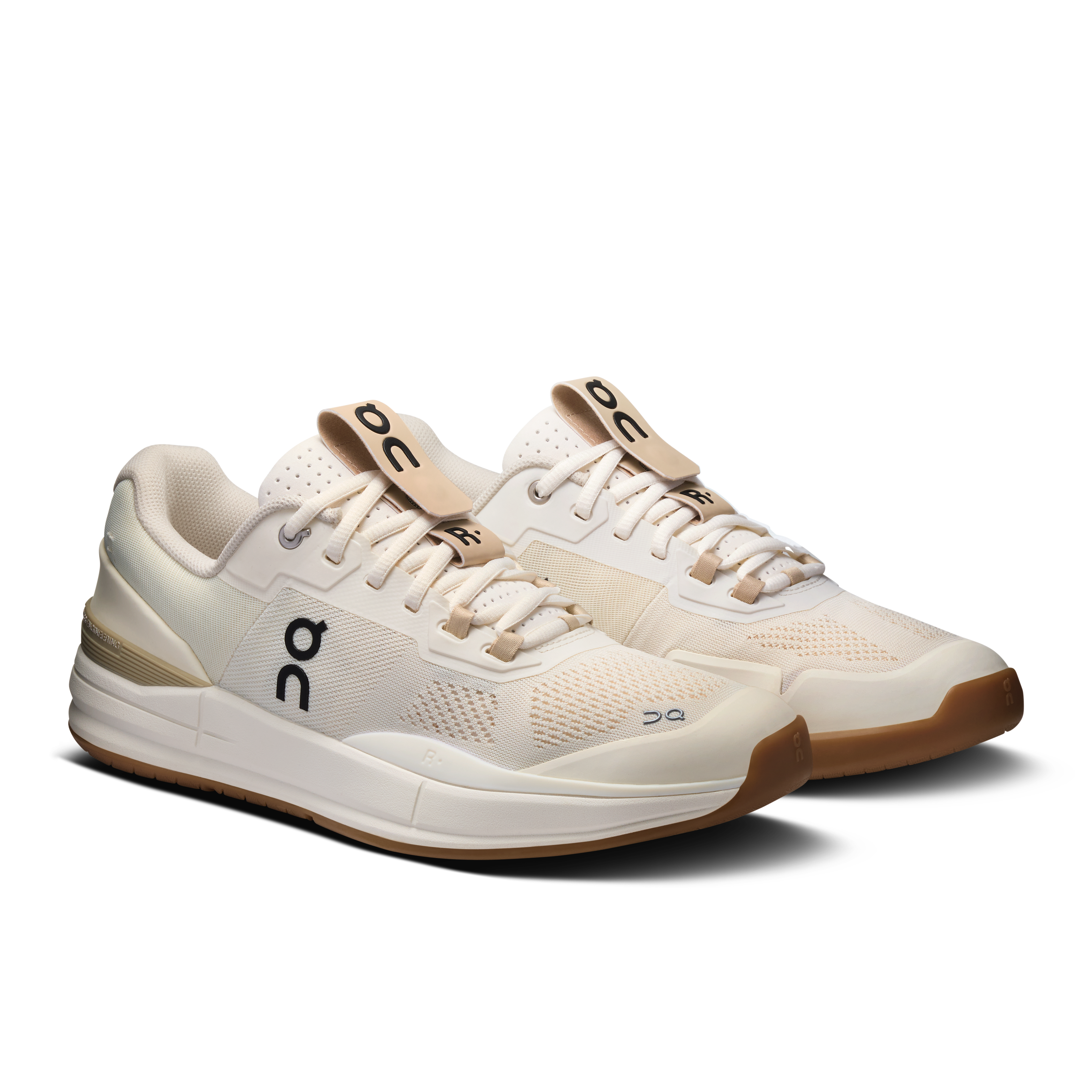 On THE ROGER Pro Ivory & Ivory メンズ テニス シューズ