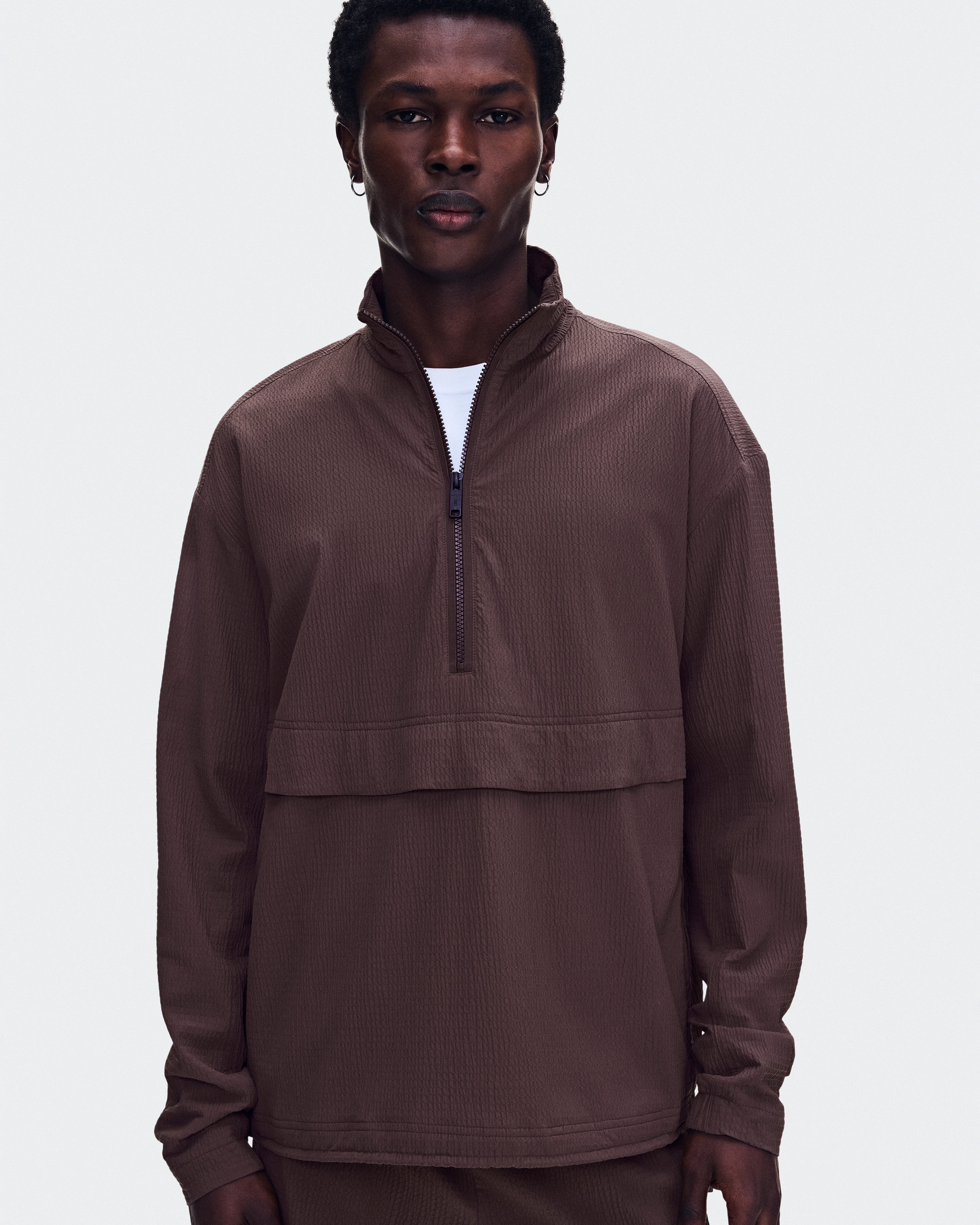On Courtside 1/2 Zip Eaze Mulberry Men Hoodies and sweatshirts