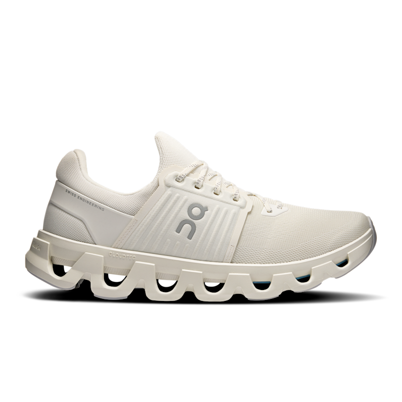 On Men's Cloudswift 4 AD Lifestyle Shoe in Ivory/Ivory, Size: 9, Recycled Polyester
