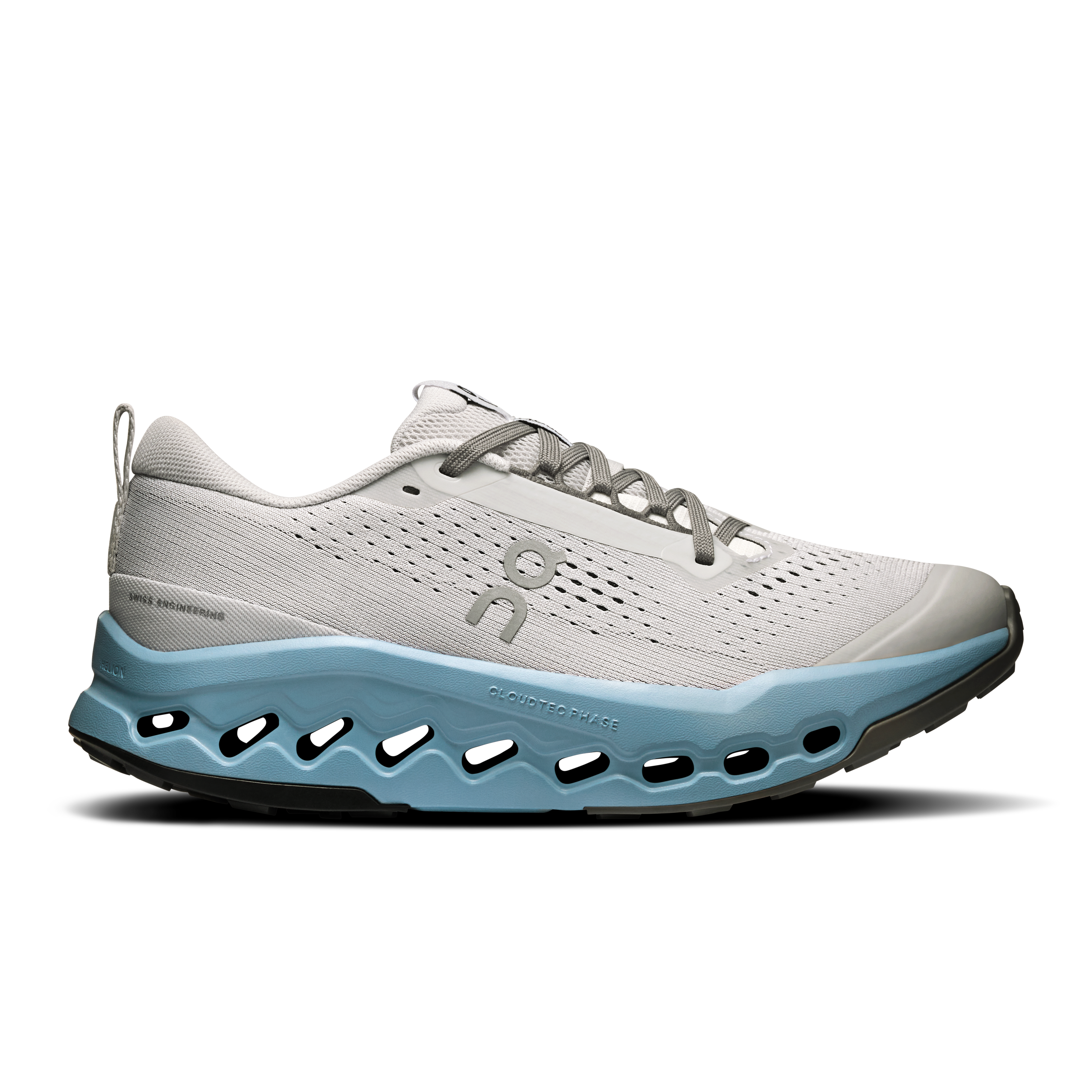 On Cloudsurfer Trail 2 Grau Damen Damen – Trail Running, Strasse und Trail, CloudTec Phase™ Schuhe