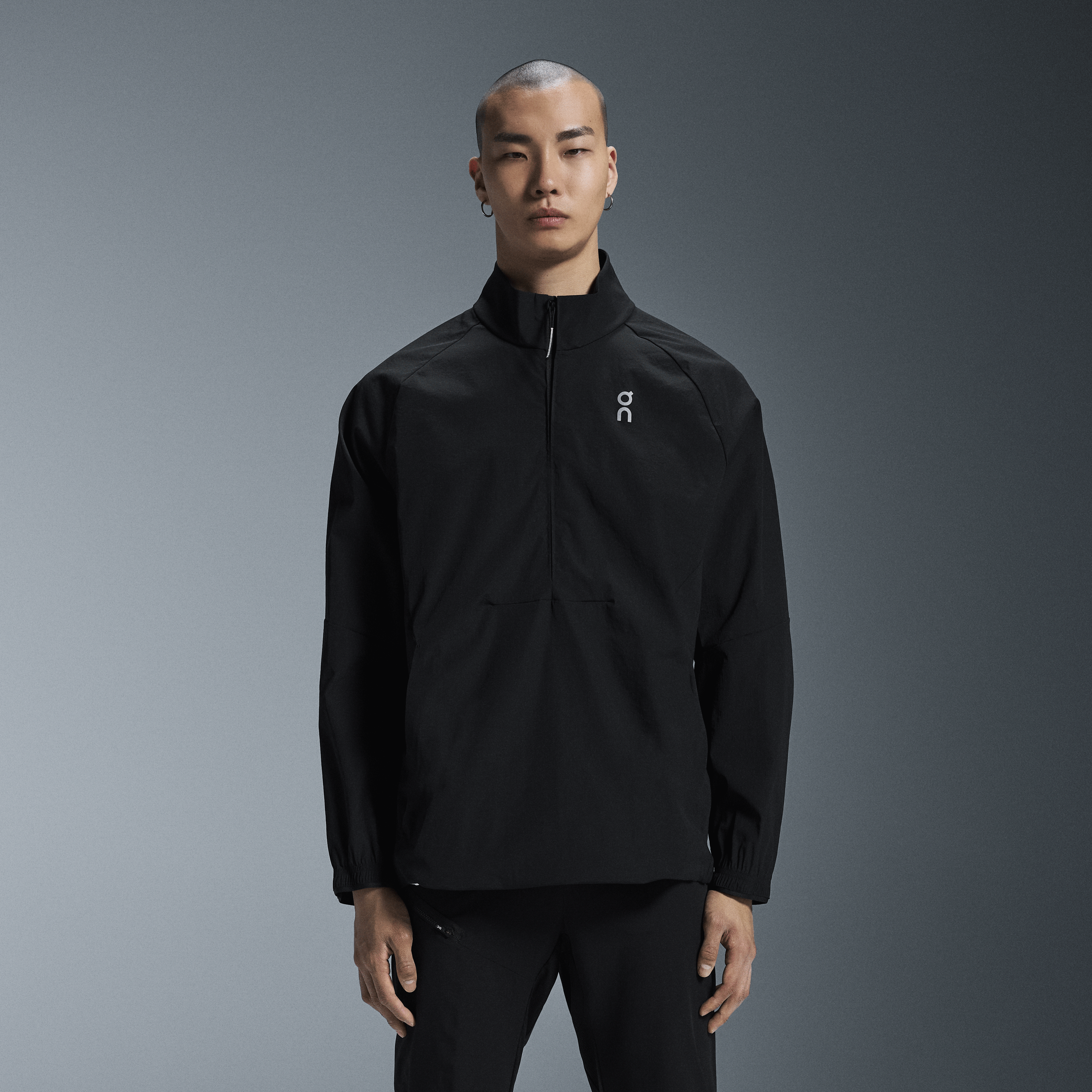 All-Day 1/2 Zip Jacket in Black