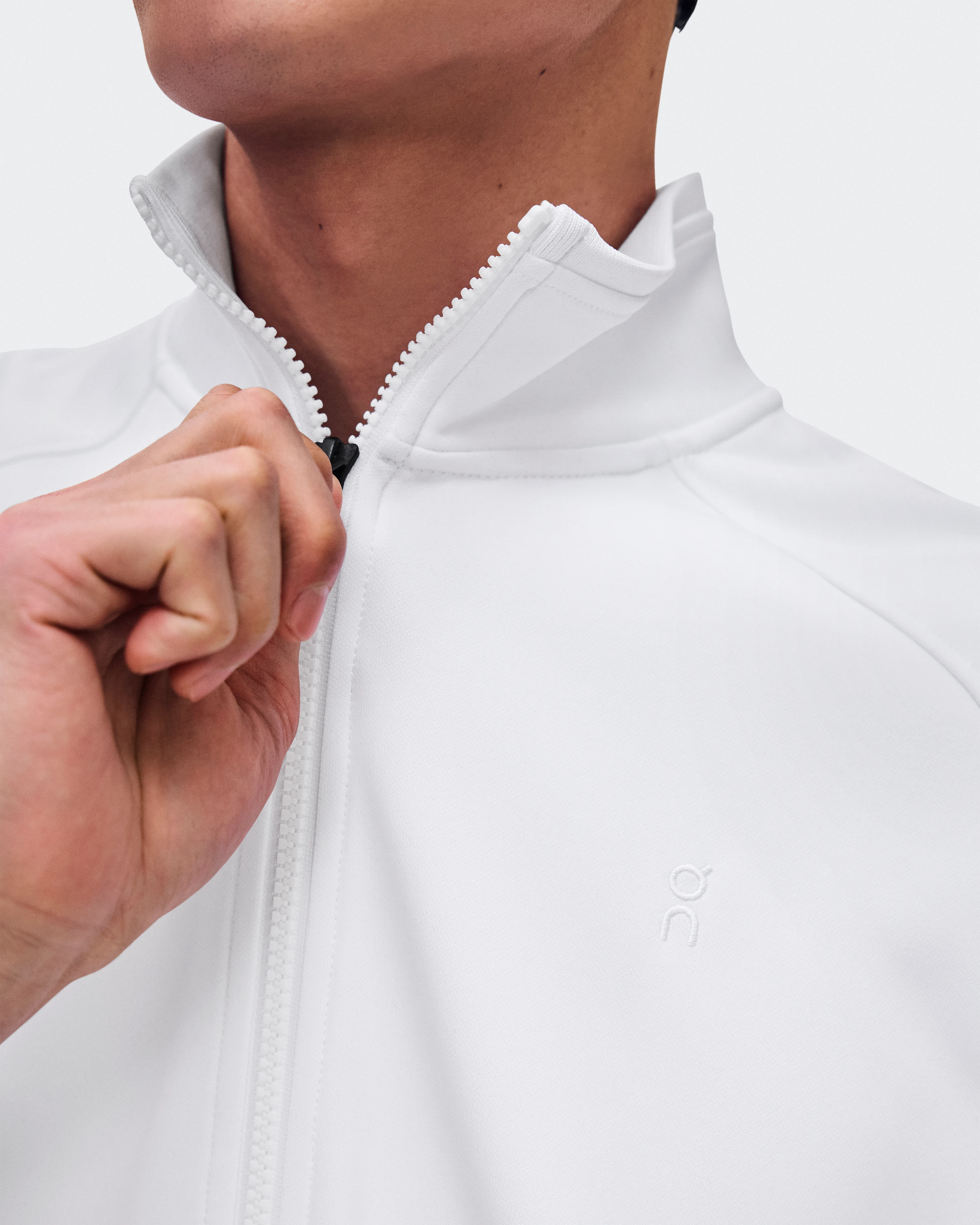 On Courtside Full Zip LDN White Men