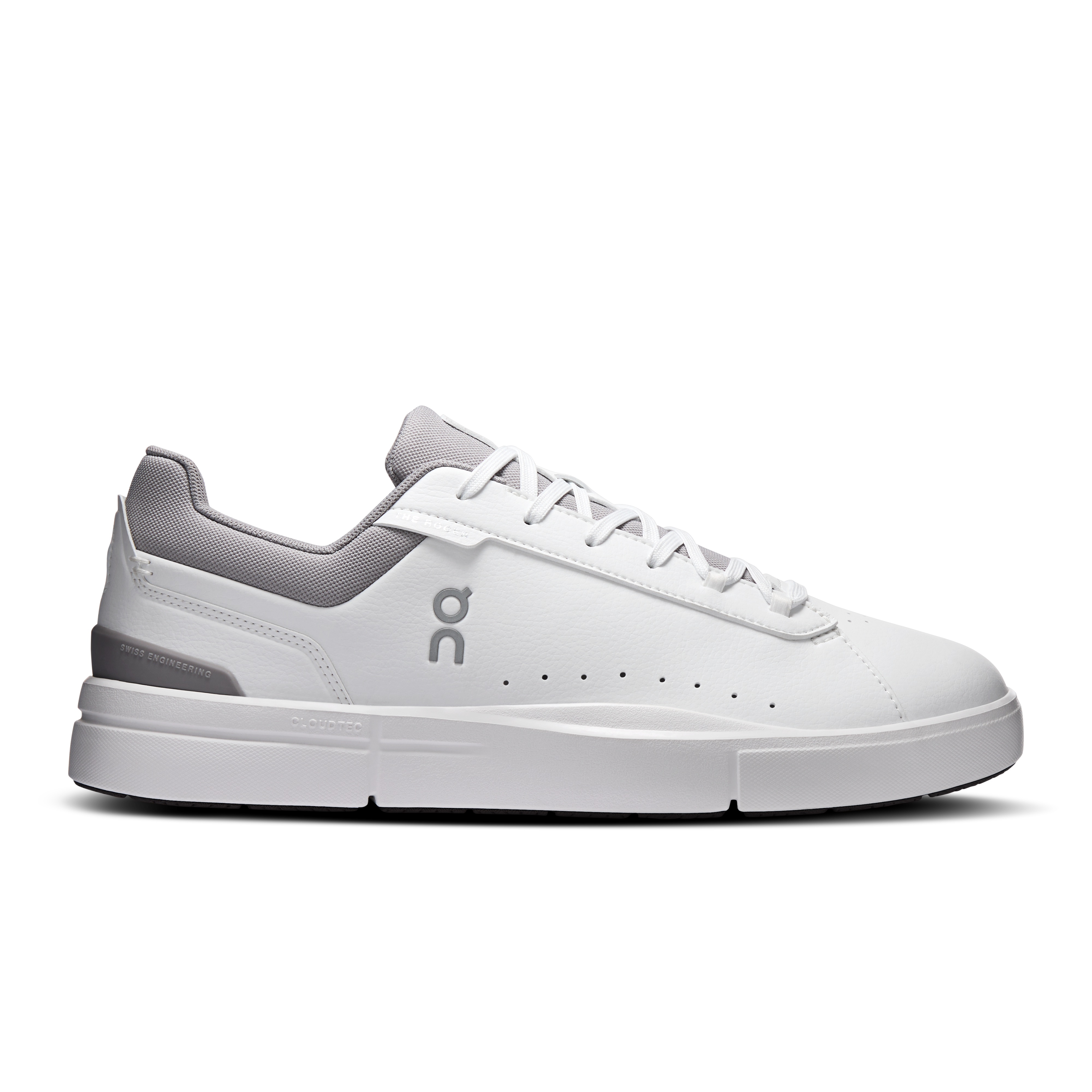 On THE ROGER Advantage White & Ore Men – All-day, tennis-inspired, classic style Shoes