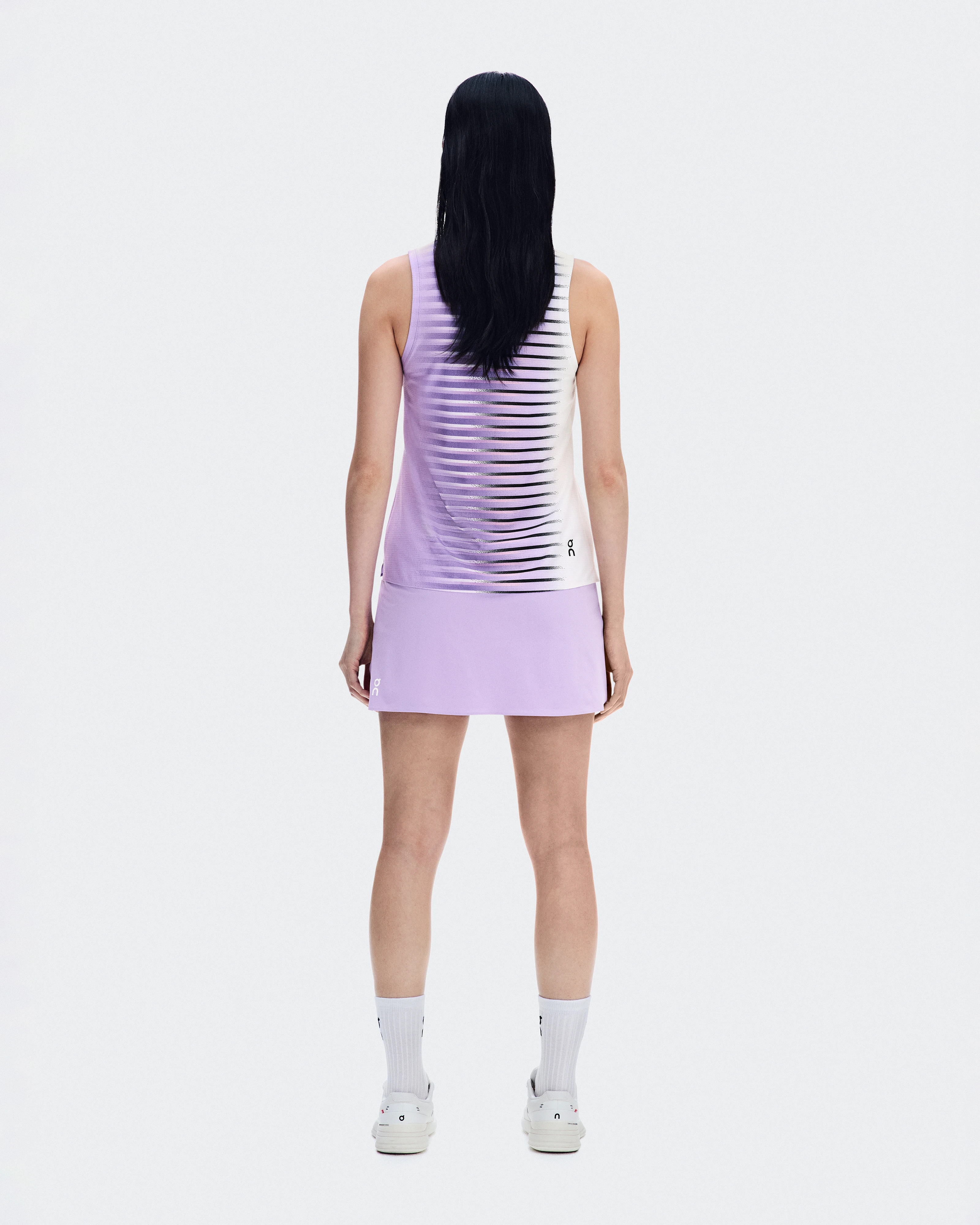 On Court Tank Edge Bloom & White Women Tops and t-shirts