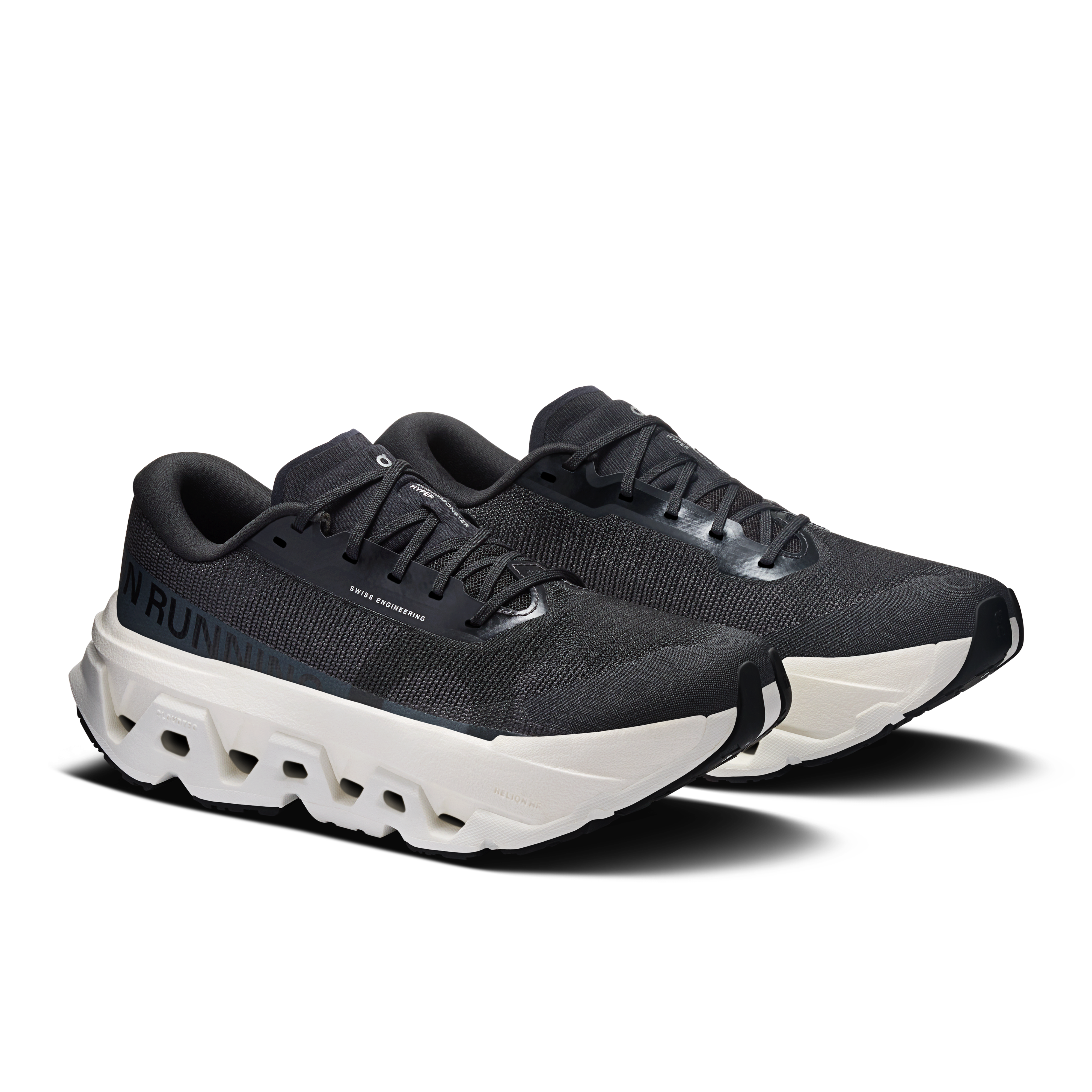 On Cloudmonster 3 Hyper Black & Ivory Women Road running Shoes