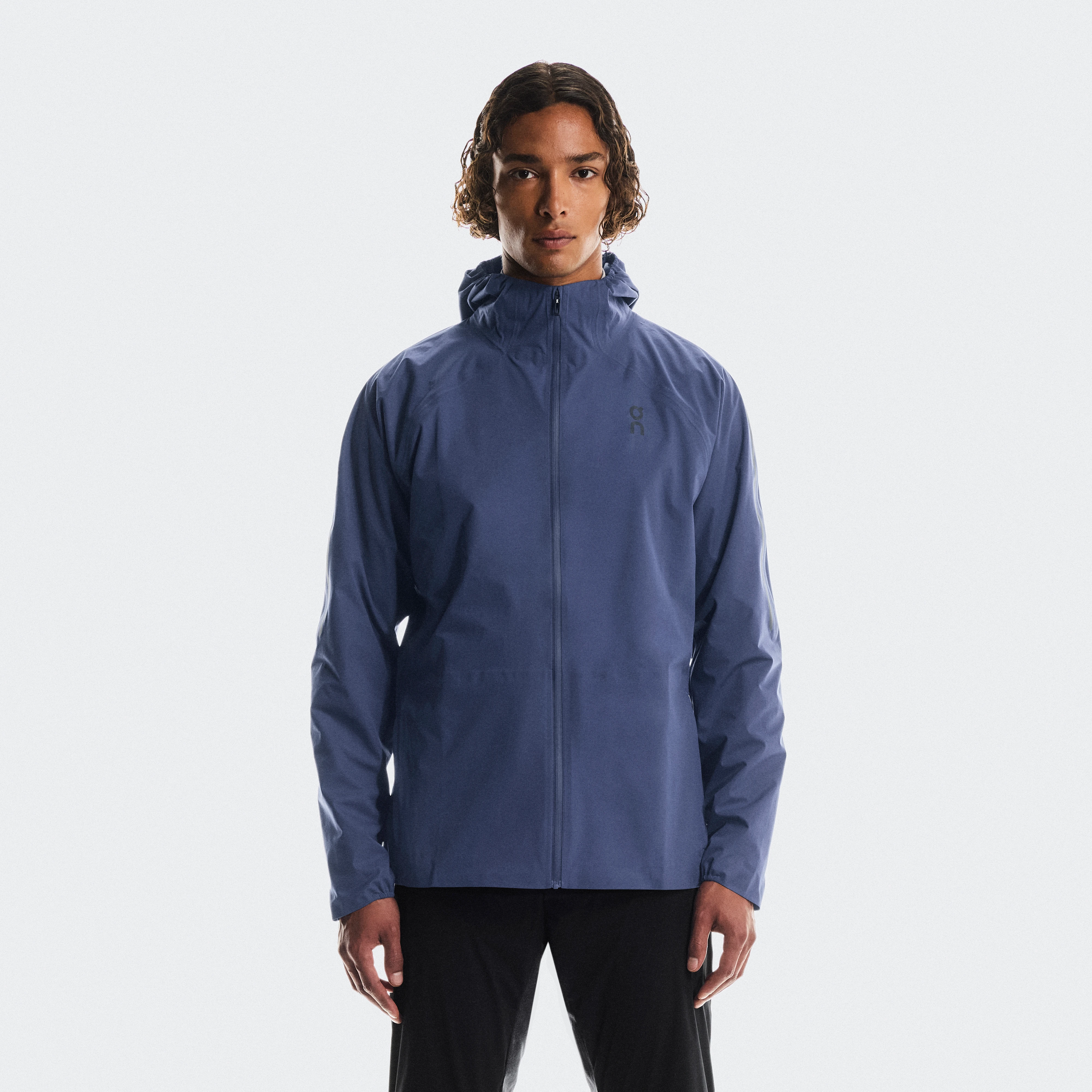 On Performance Jacket Waterproof Blue Men Men – Road running Jackets