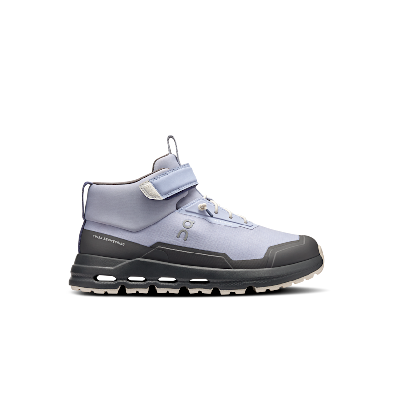 On Cloudhero Mid Waterproof Lifestyle Shoe in Nimbus/Eclipse, Size: 34, Recycled Polyester