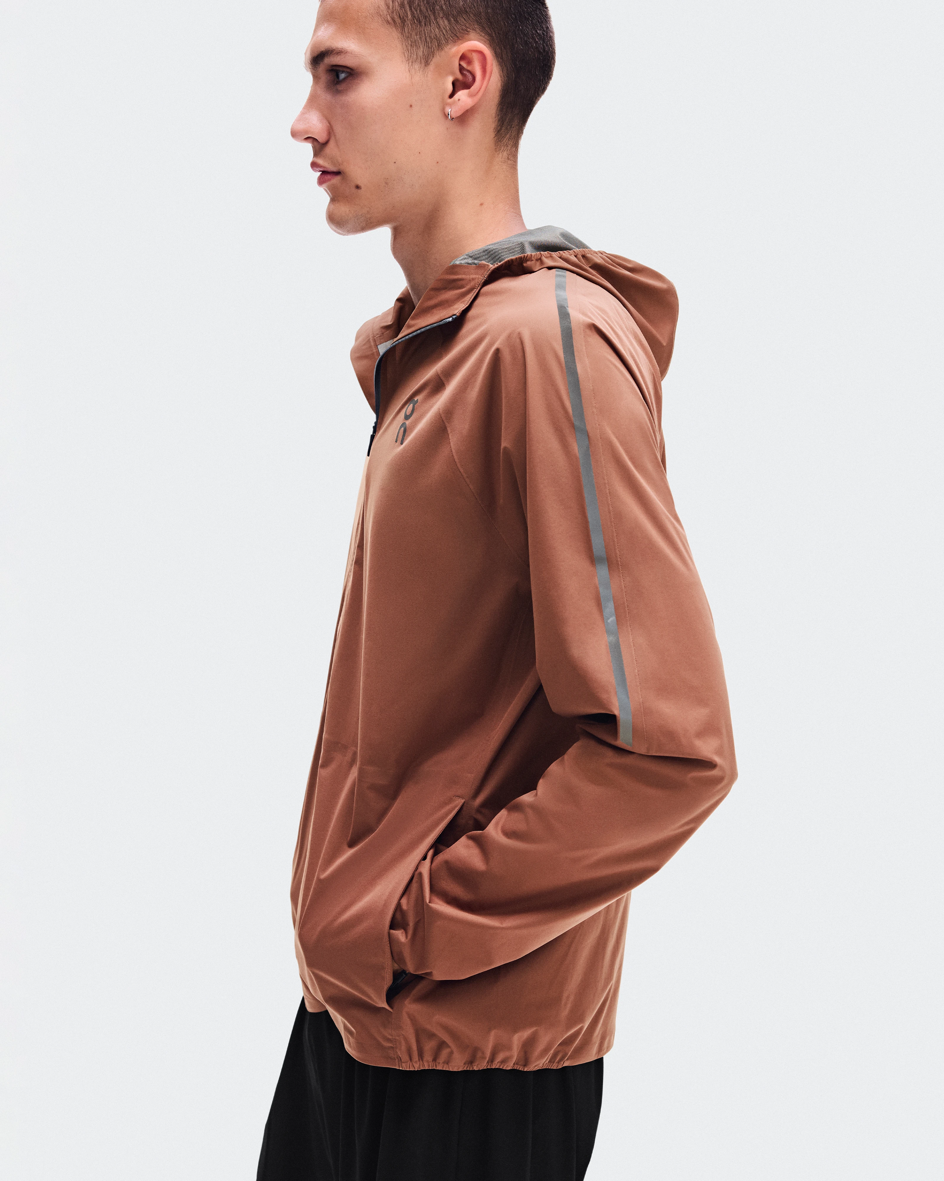 On Performance Jacket Waterproof Acorn Men – Road running Jackets