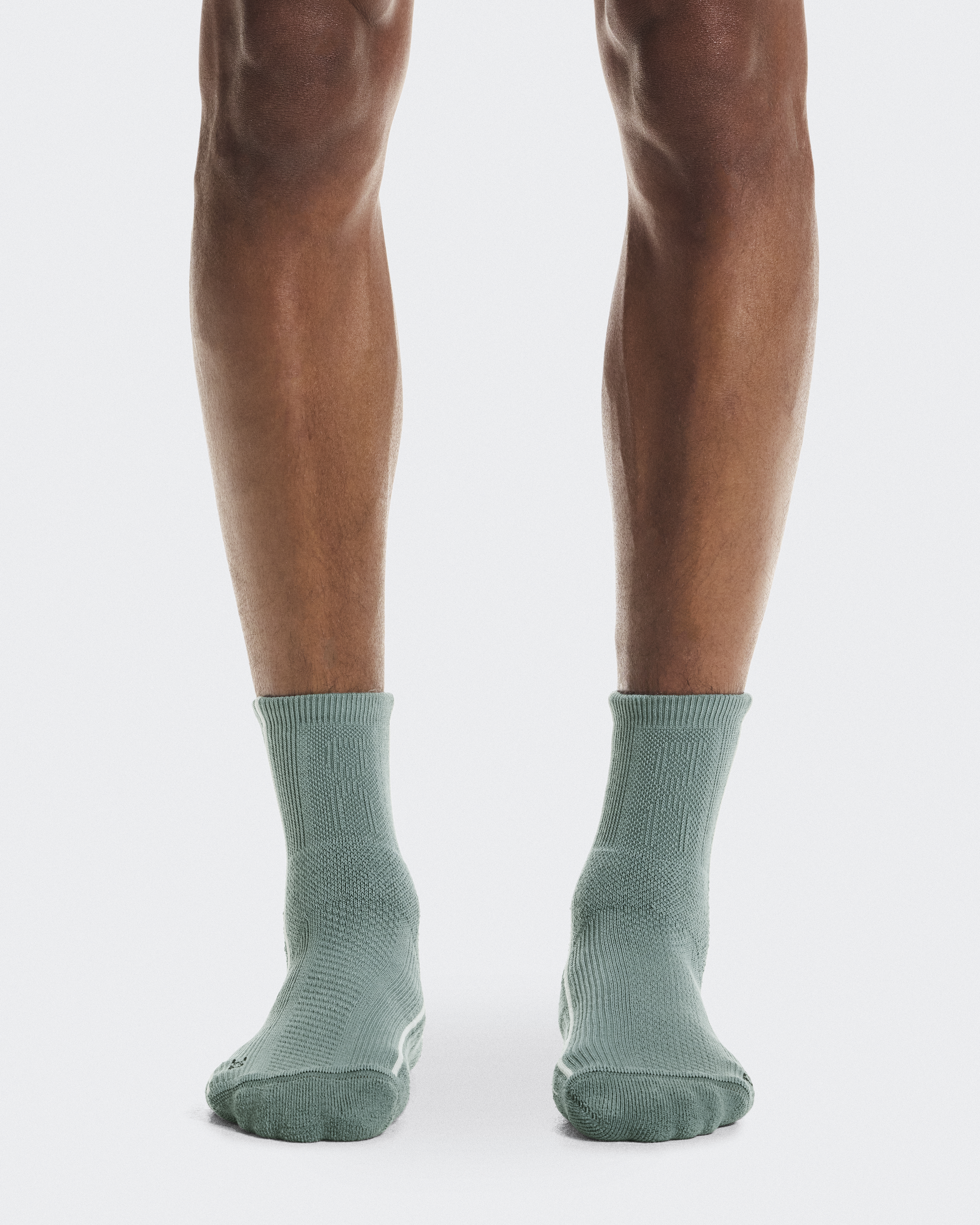 Court Sock Mid in Tide/Ivory