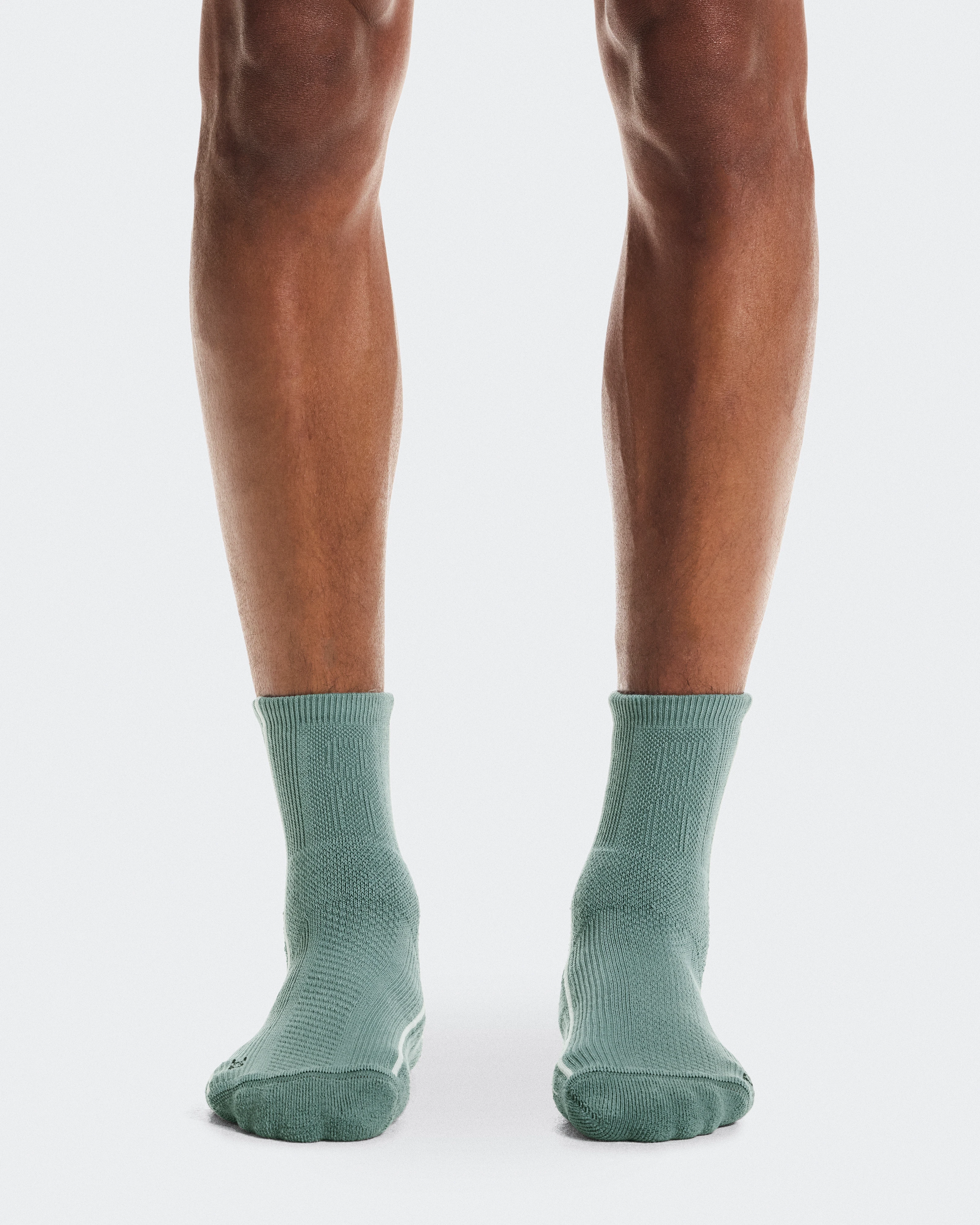 On Court Sock Mid Tide & Ivory Unisex Calzini