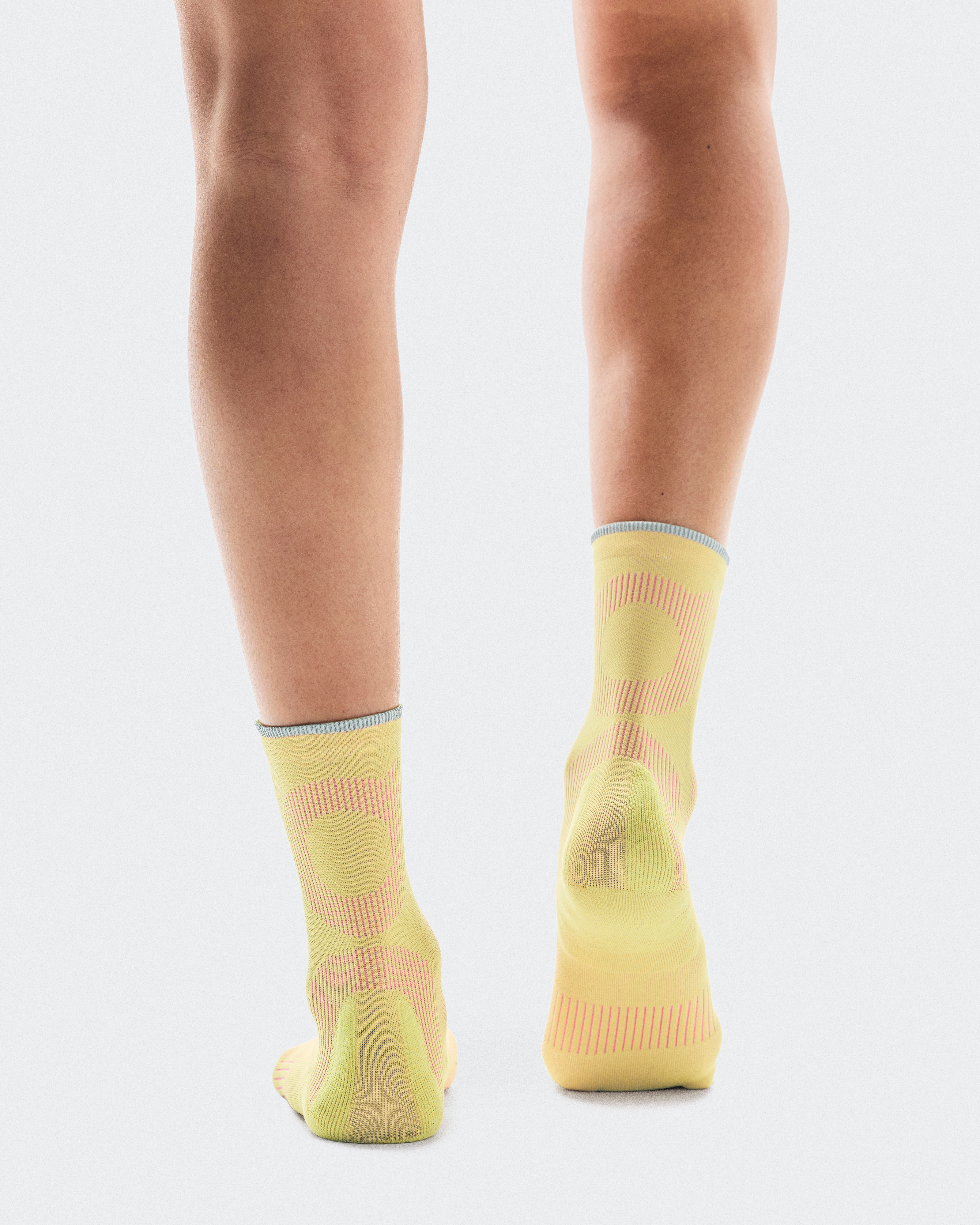 Elite Run Sock HighUnisex / Limelight | Pink / 44-46