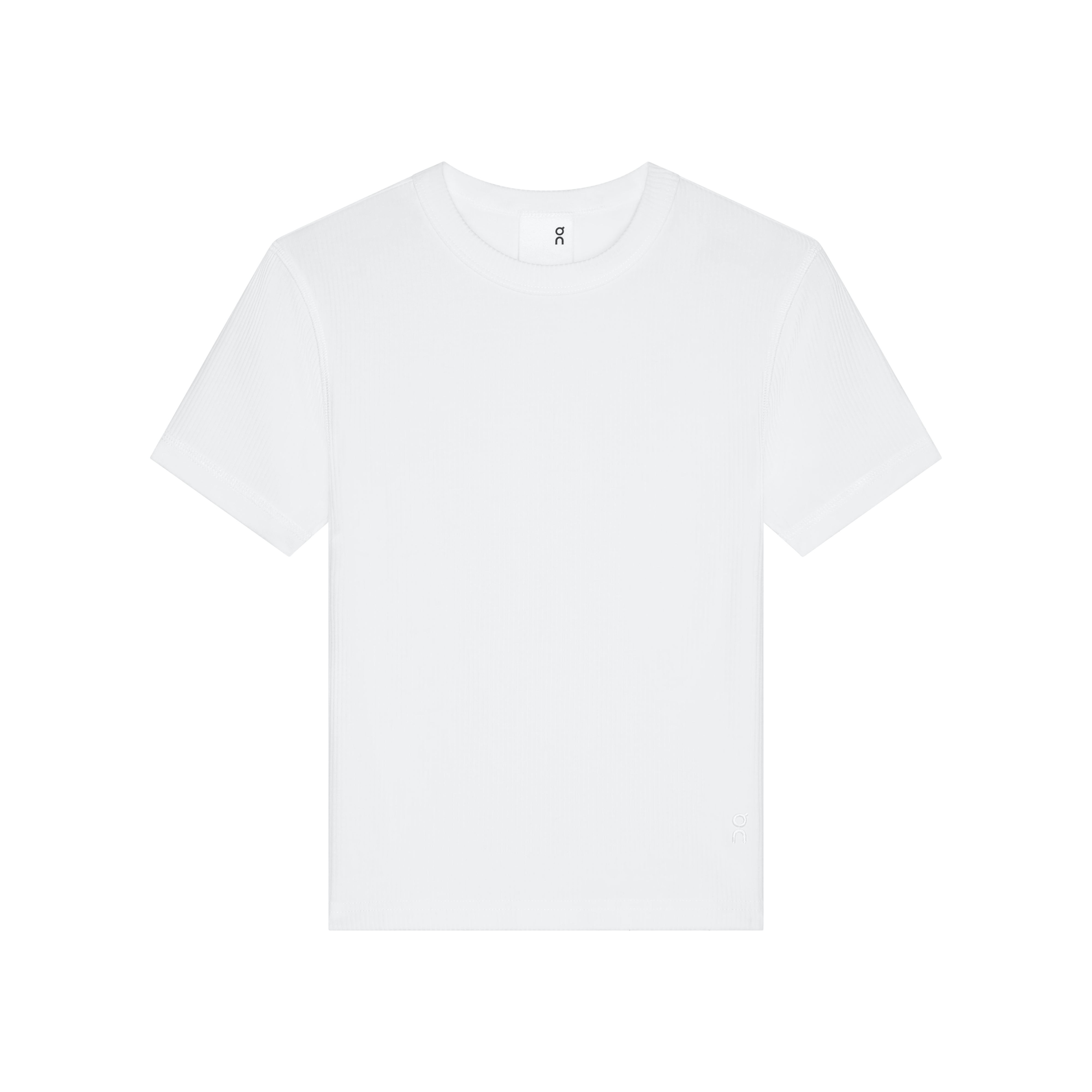 All-Day Ribbed T-Shirt in White