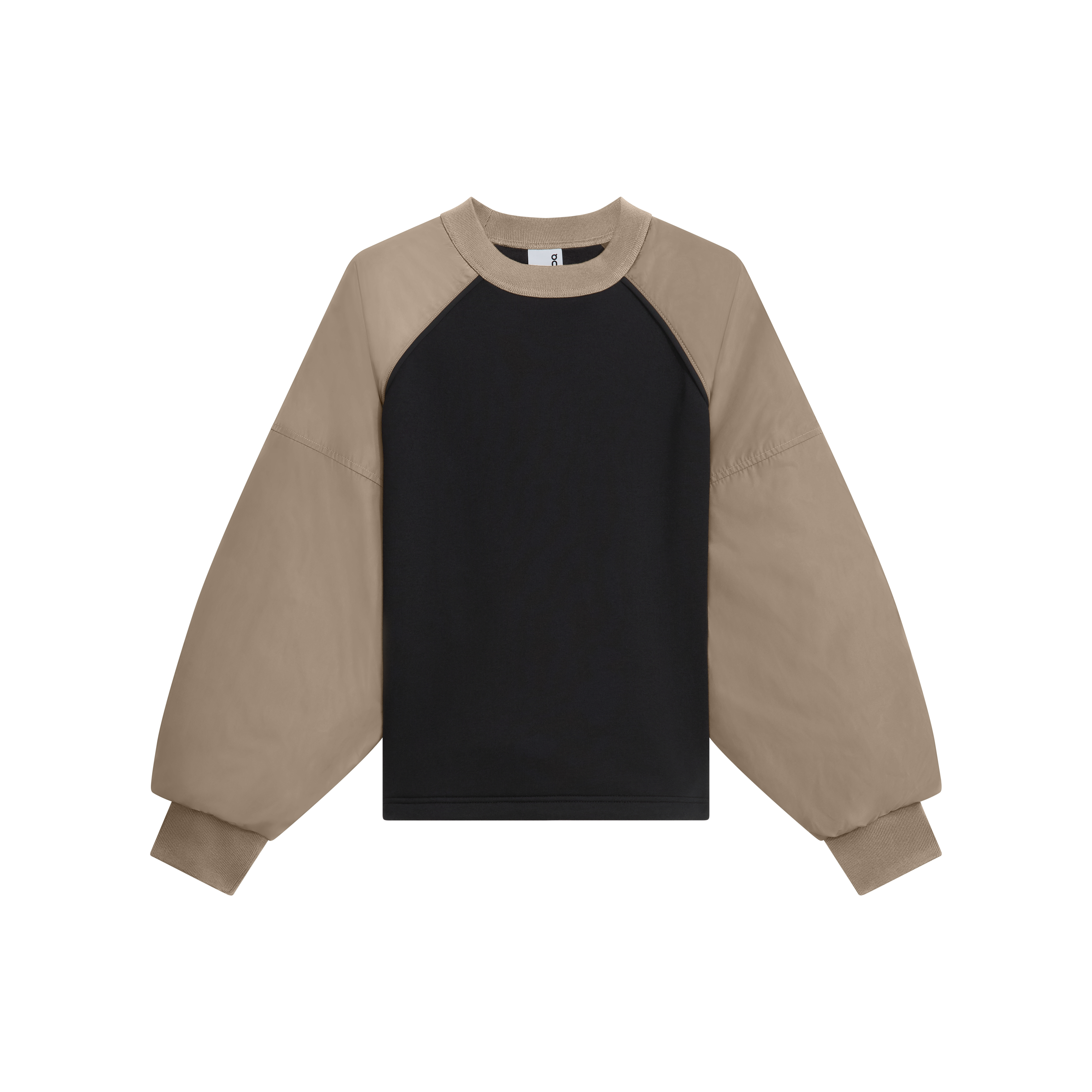 Oversized Crewneck Sweater in Lynx