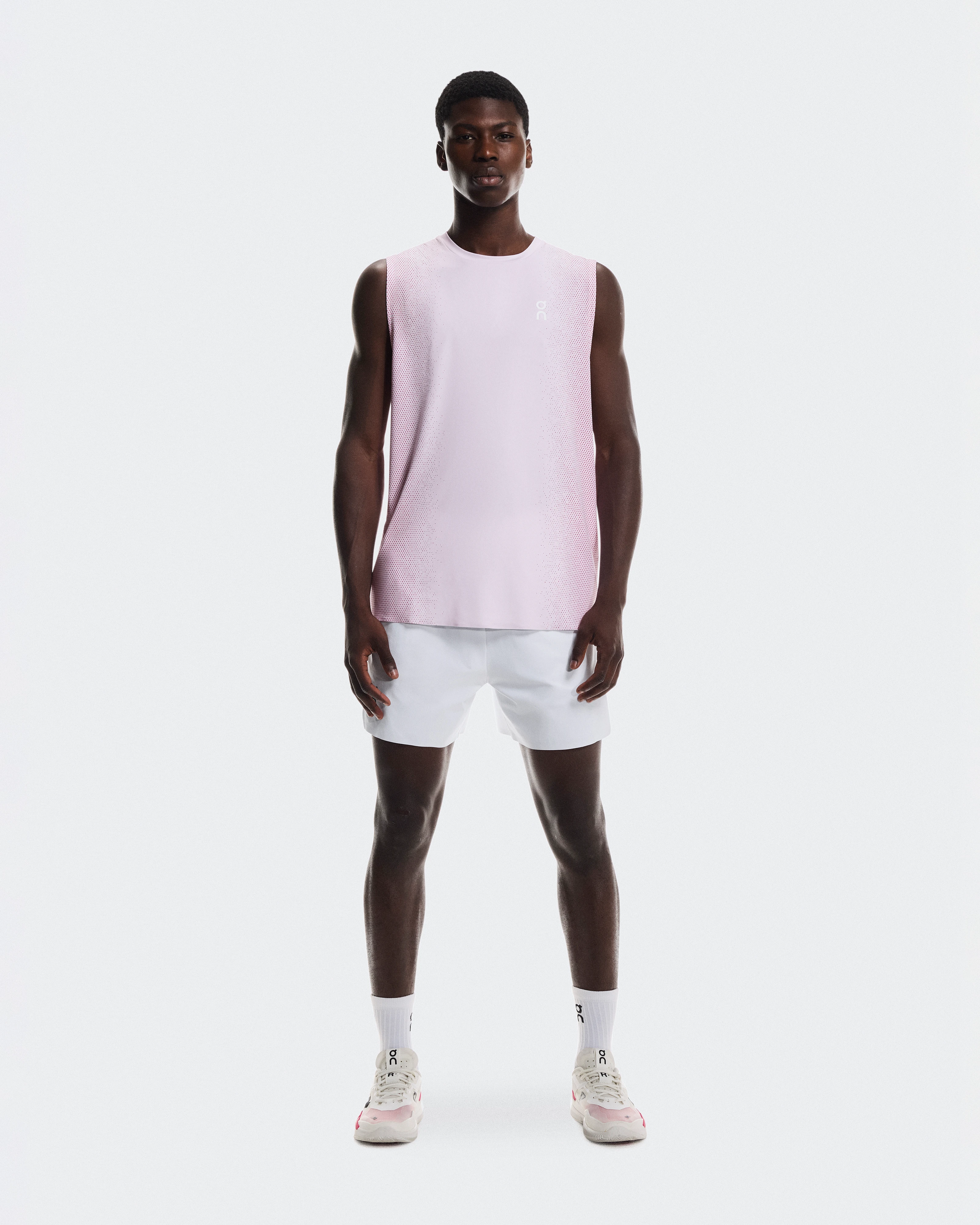 On Court Tank Orchid & Dim Hombre Camisetas