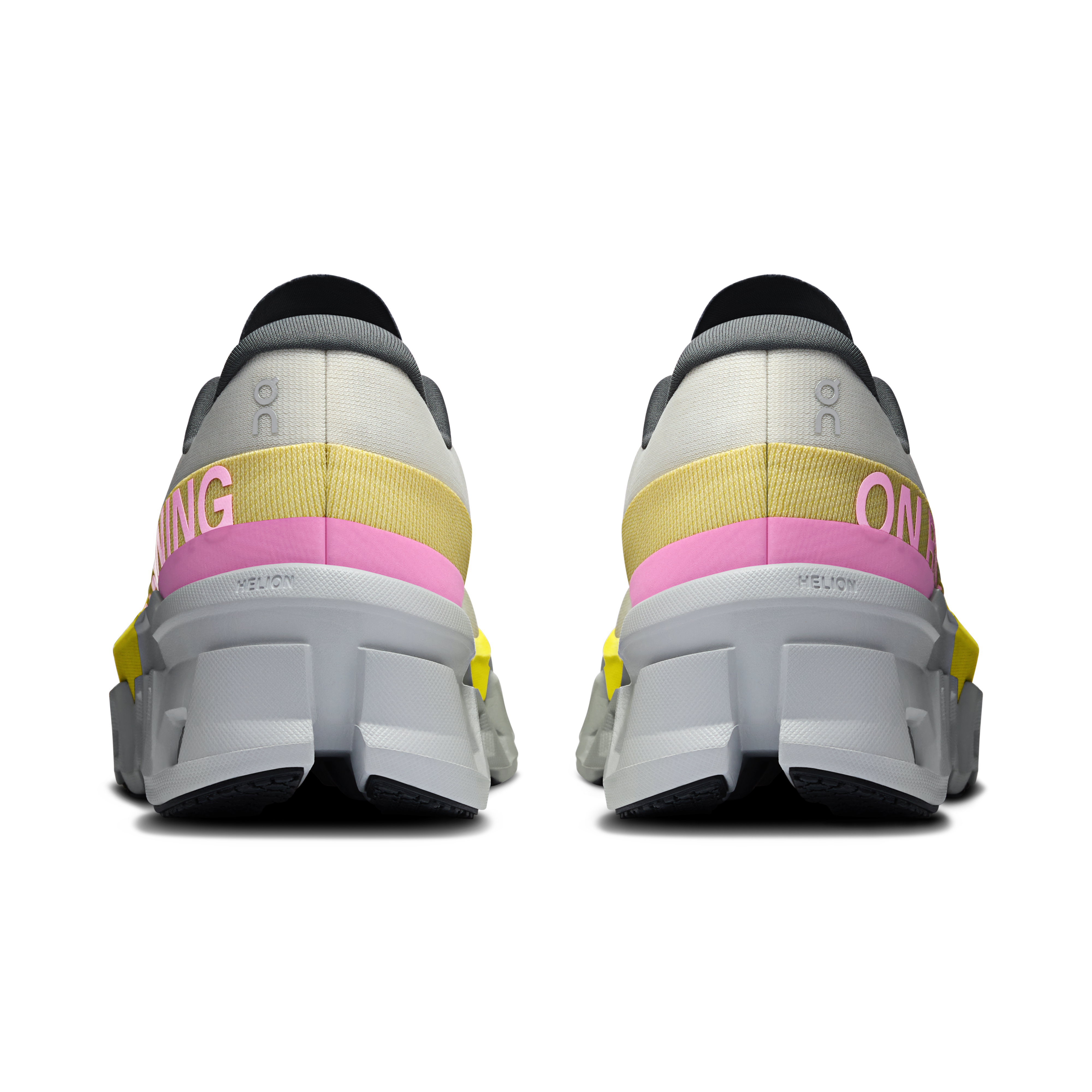 On Cloudmonster 2 Ivory & Lime Women Road running Shoes