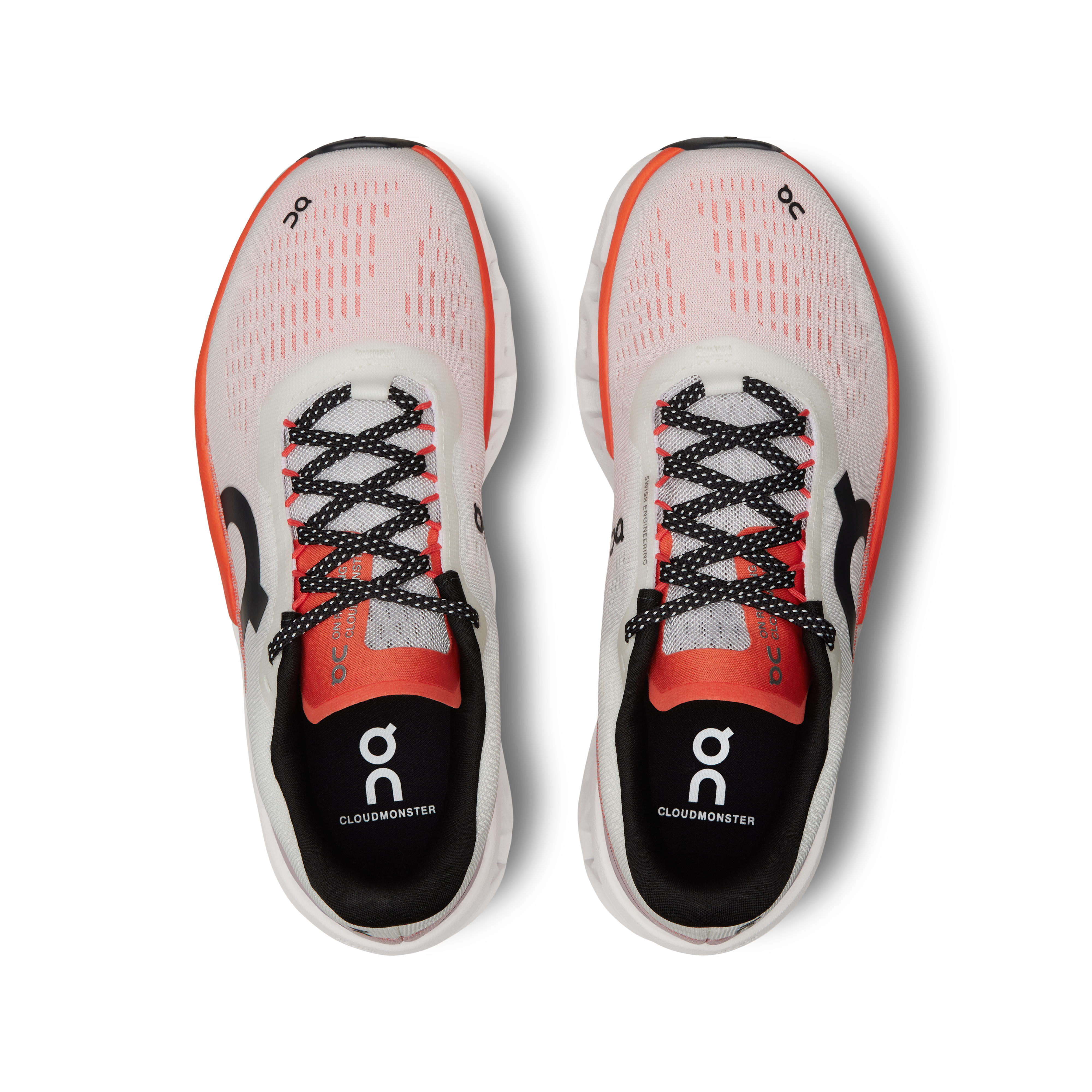 On Cloudmonster 2 Undyed & Flame Women Road running Shoes