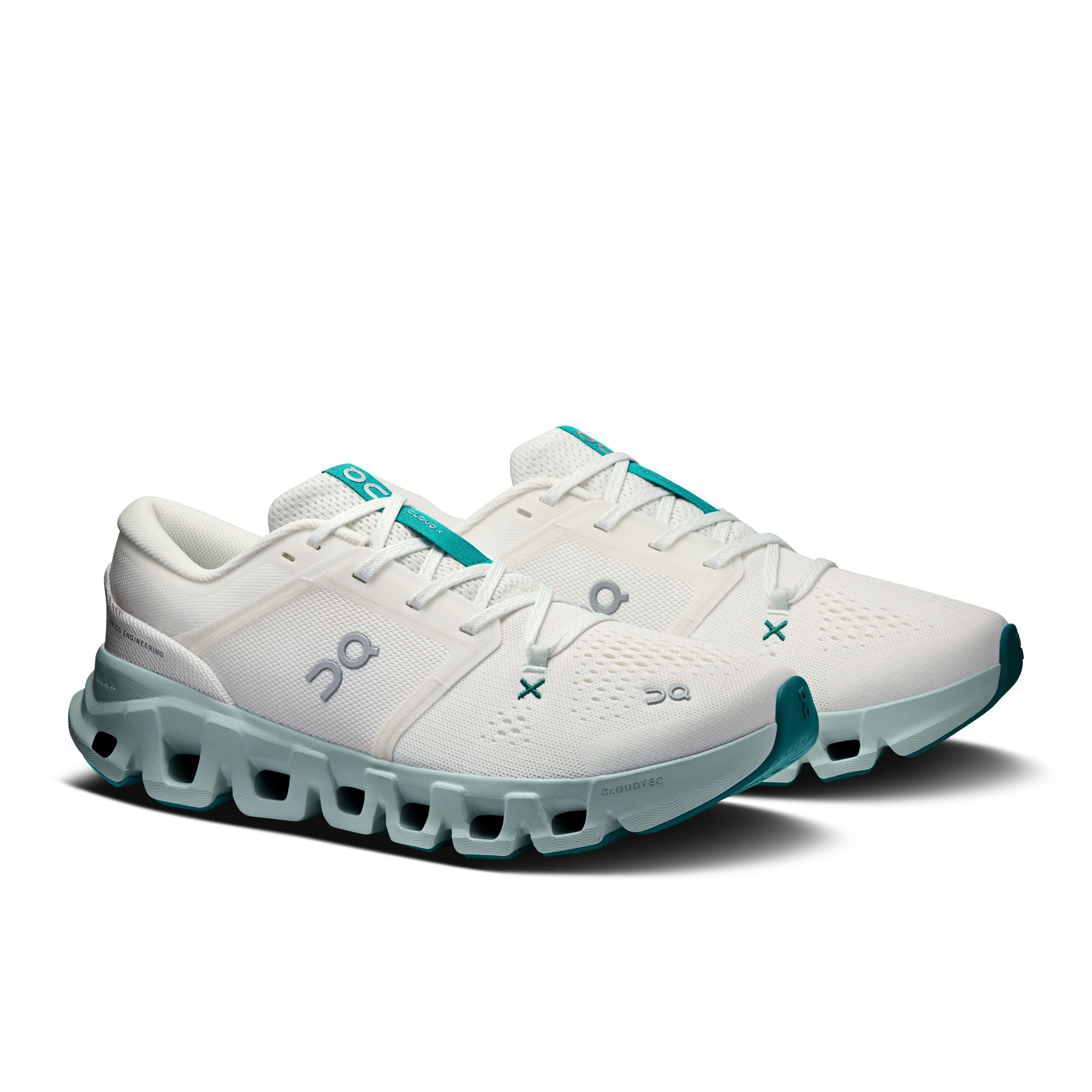 On Cloud X 5 Ivory & Surf Women Active life Shoes