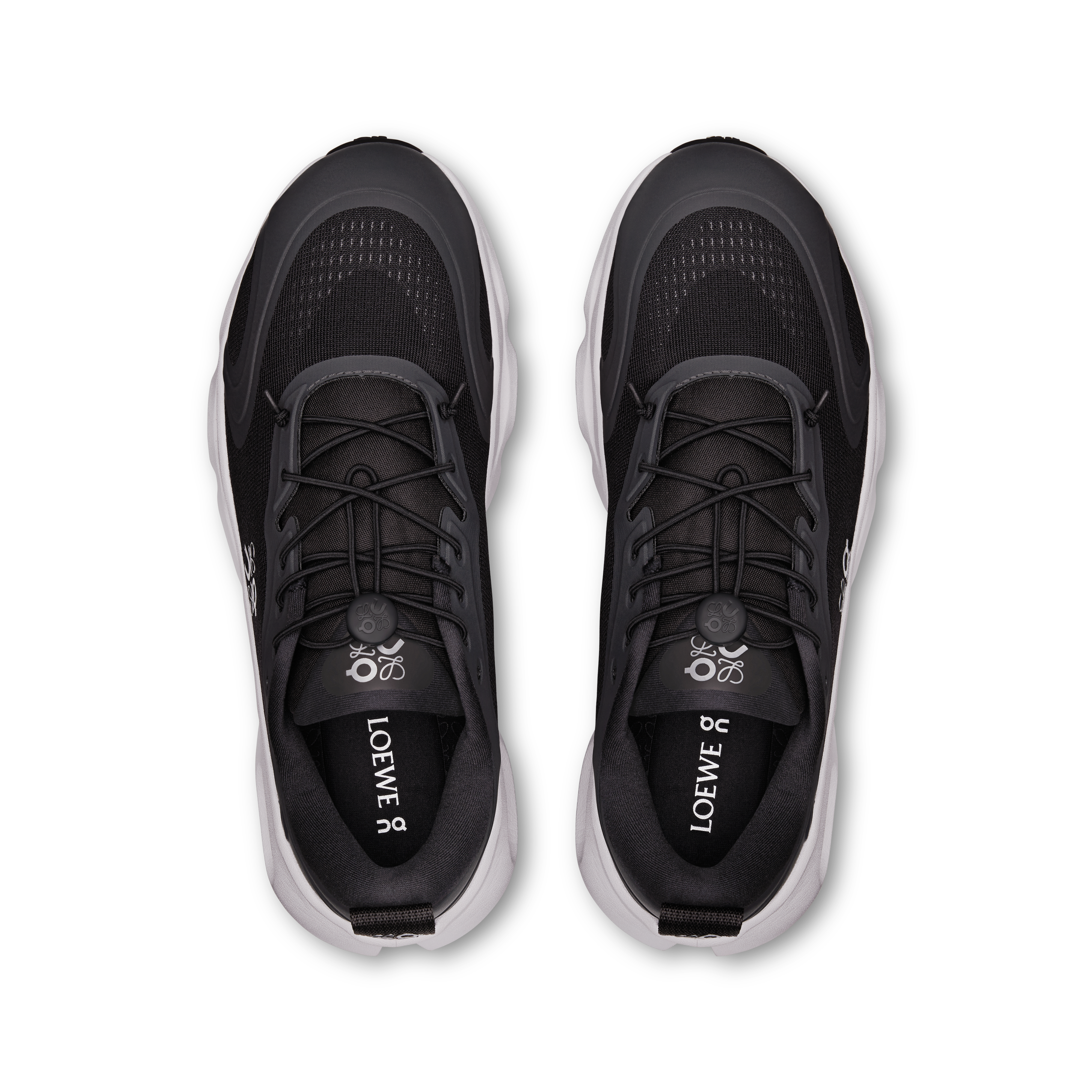 On Cloudsolo LOEWE Black & White Women Shoes