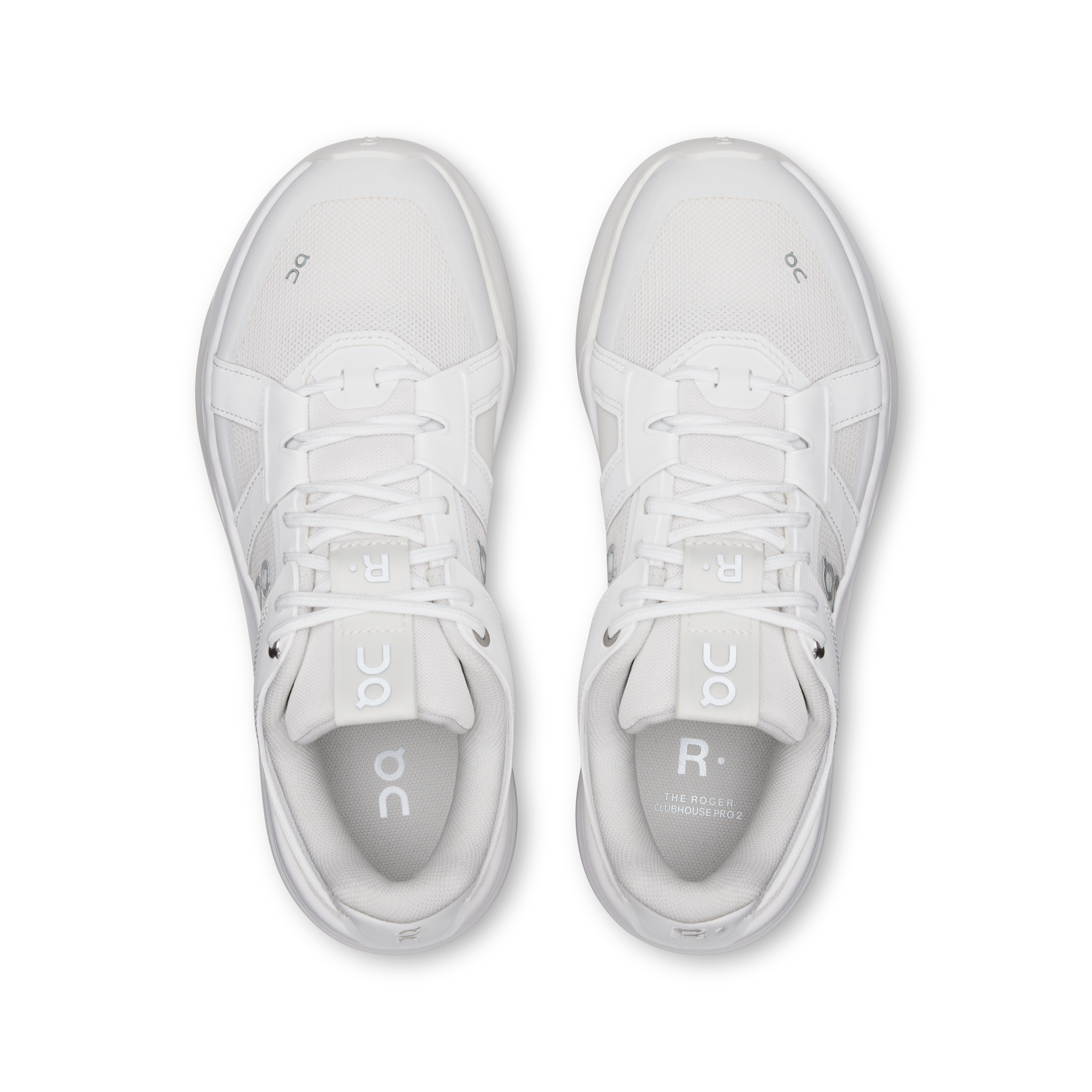 On THE ROGER Clubhouse Pro 2 White & Ivory Women Tennis Shoes