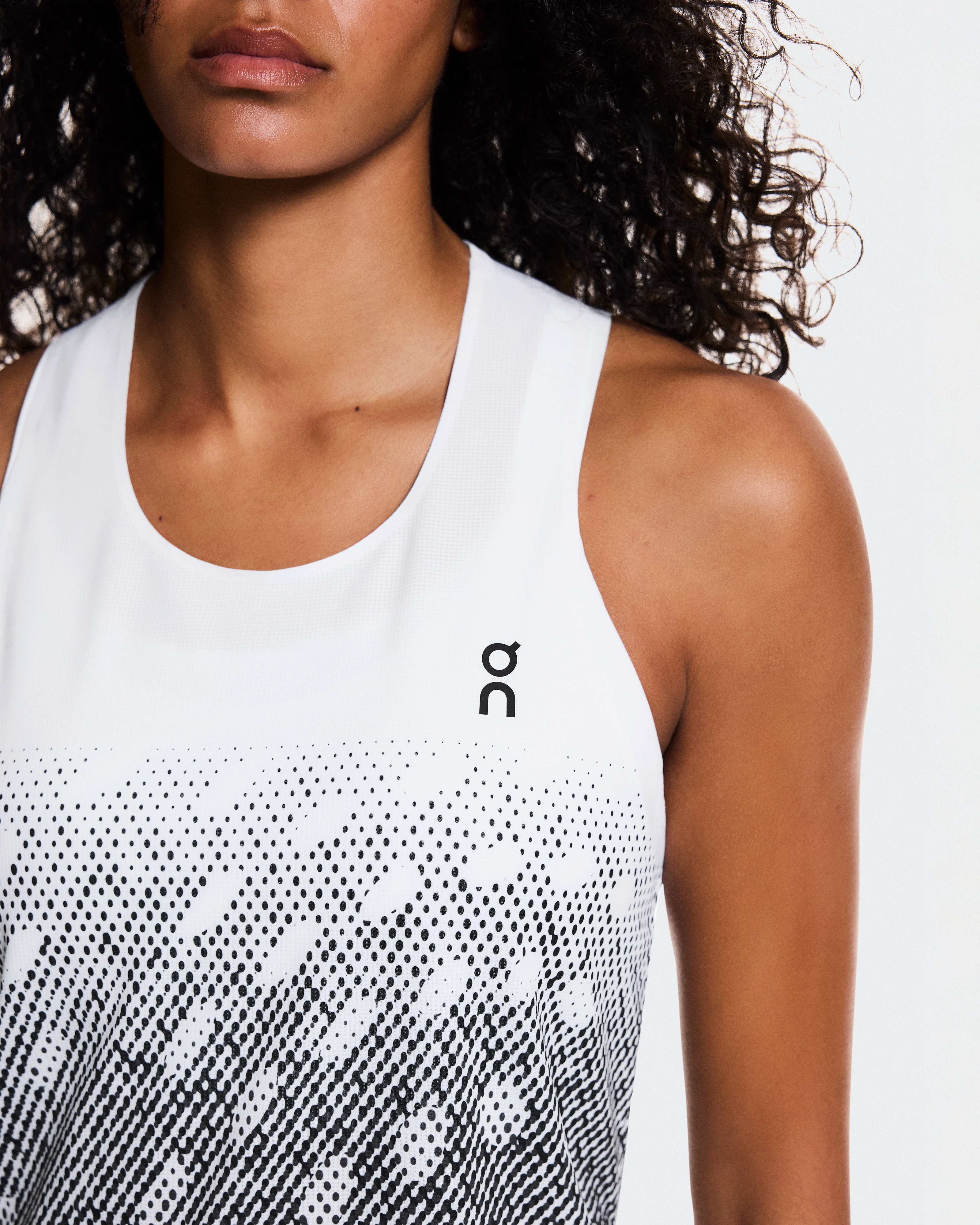 On Zero Singlet White & Iron Women Tops and t-shirts