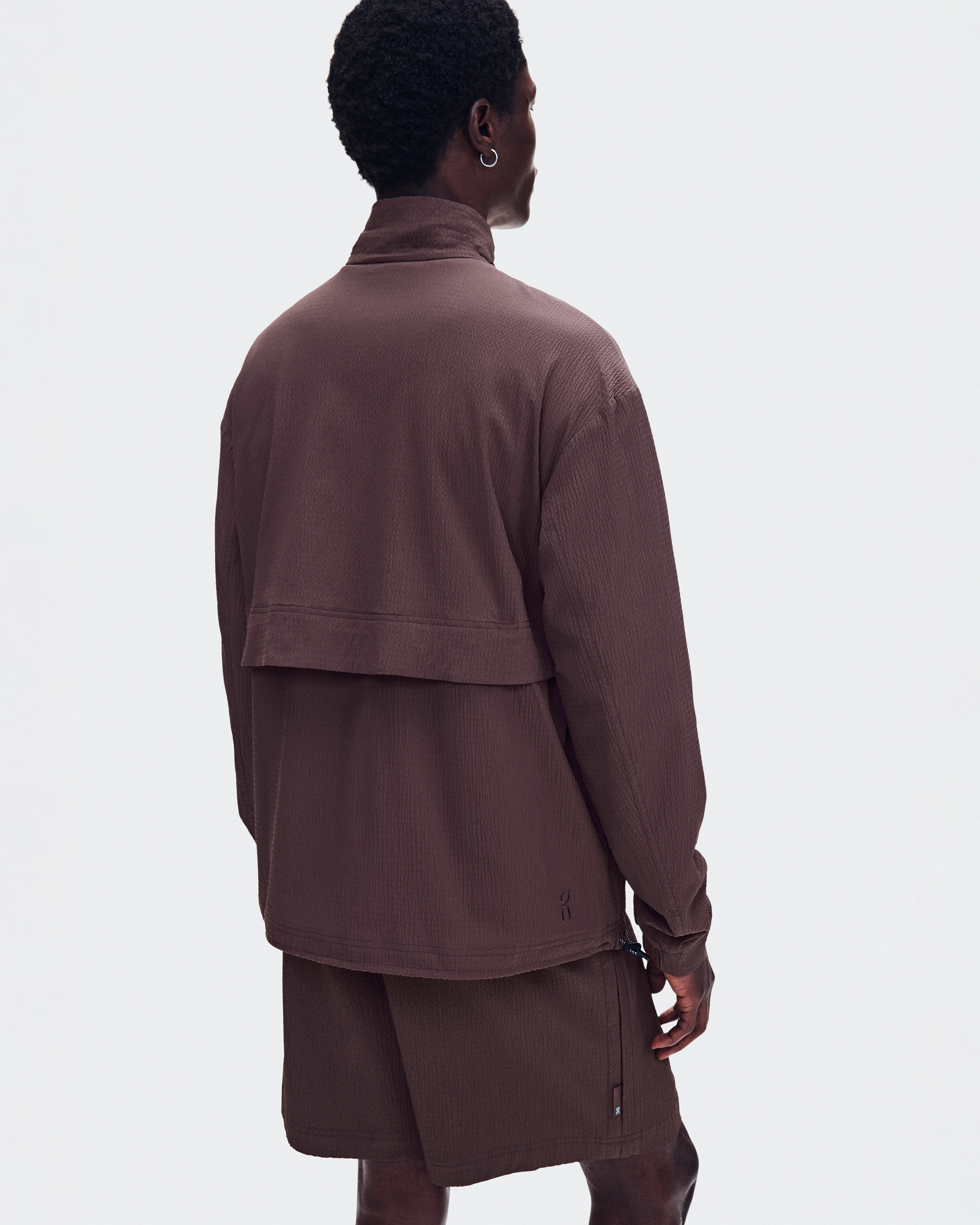 Courtside 1/2 Zip EazeMen / Mulberry / L