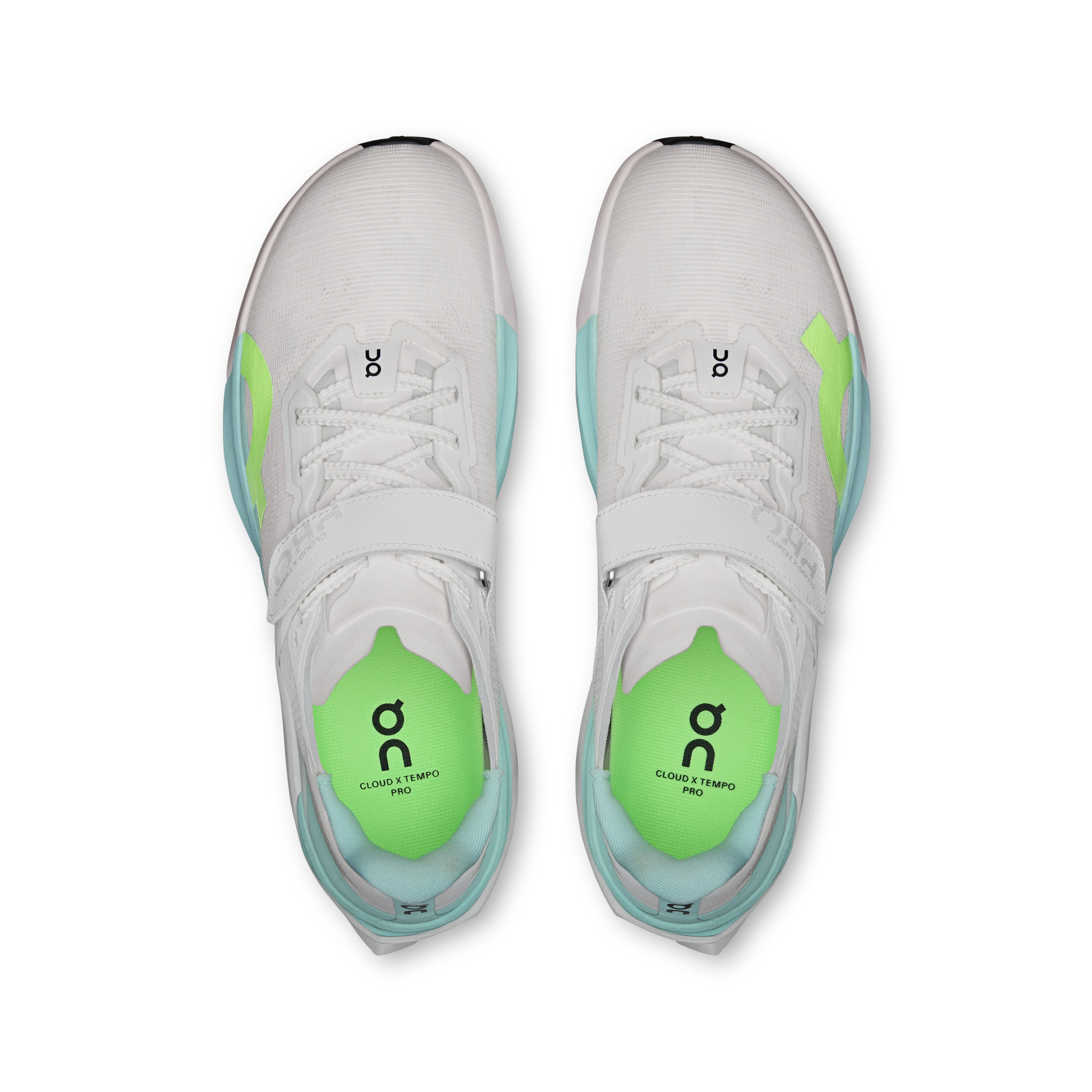 On Cloud X Tempo Pro White & Celeste Men training_shoes Shoes