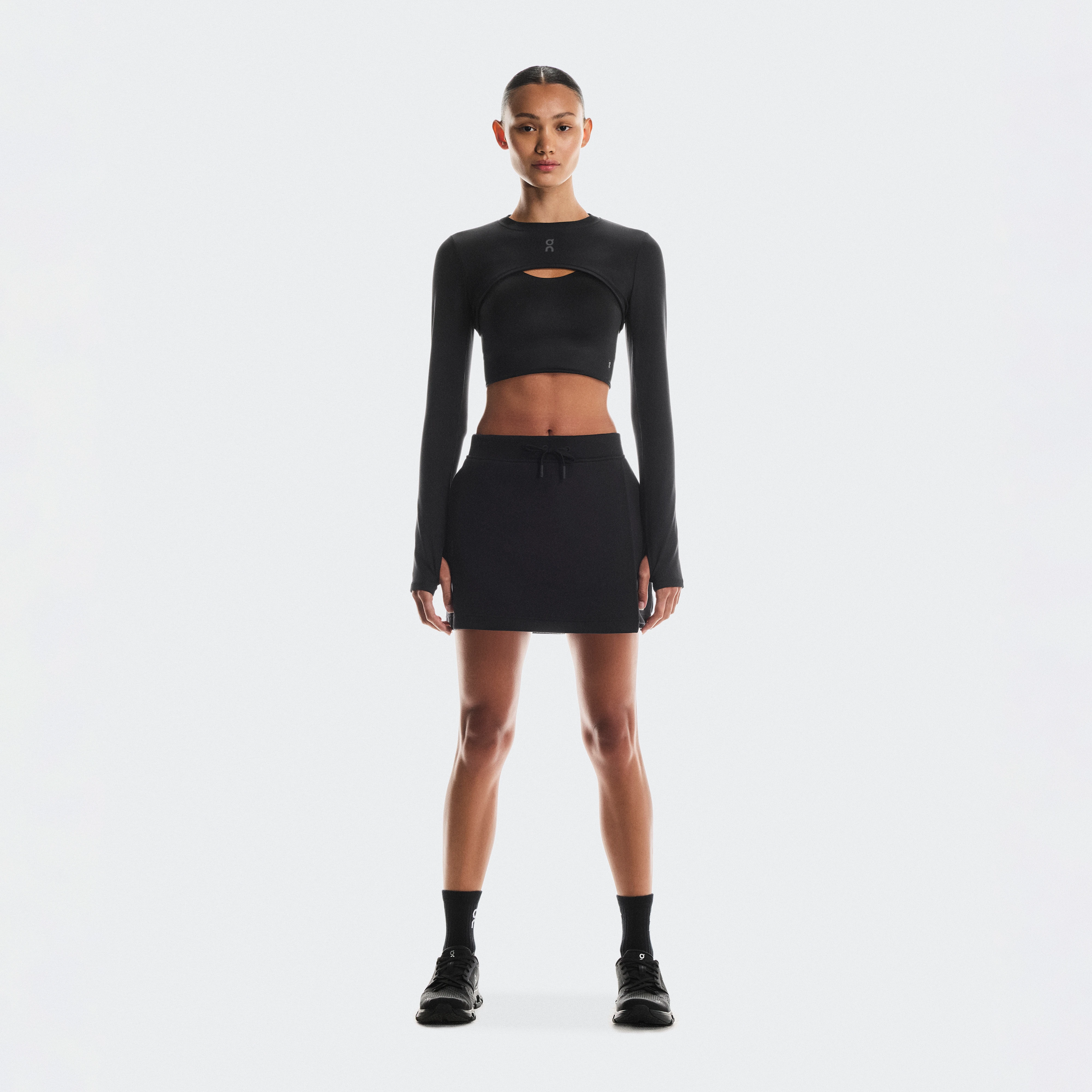 On Focus Tech Skirt Black Women Women – All-day wear, travel, recovery Skirts