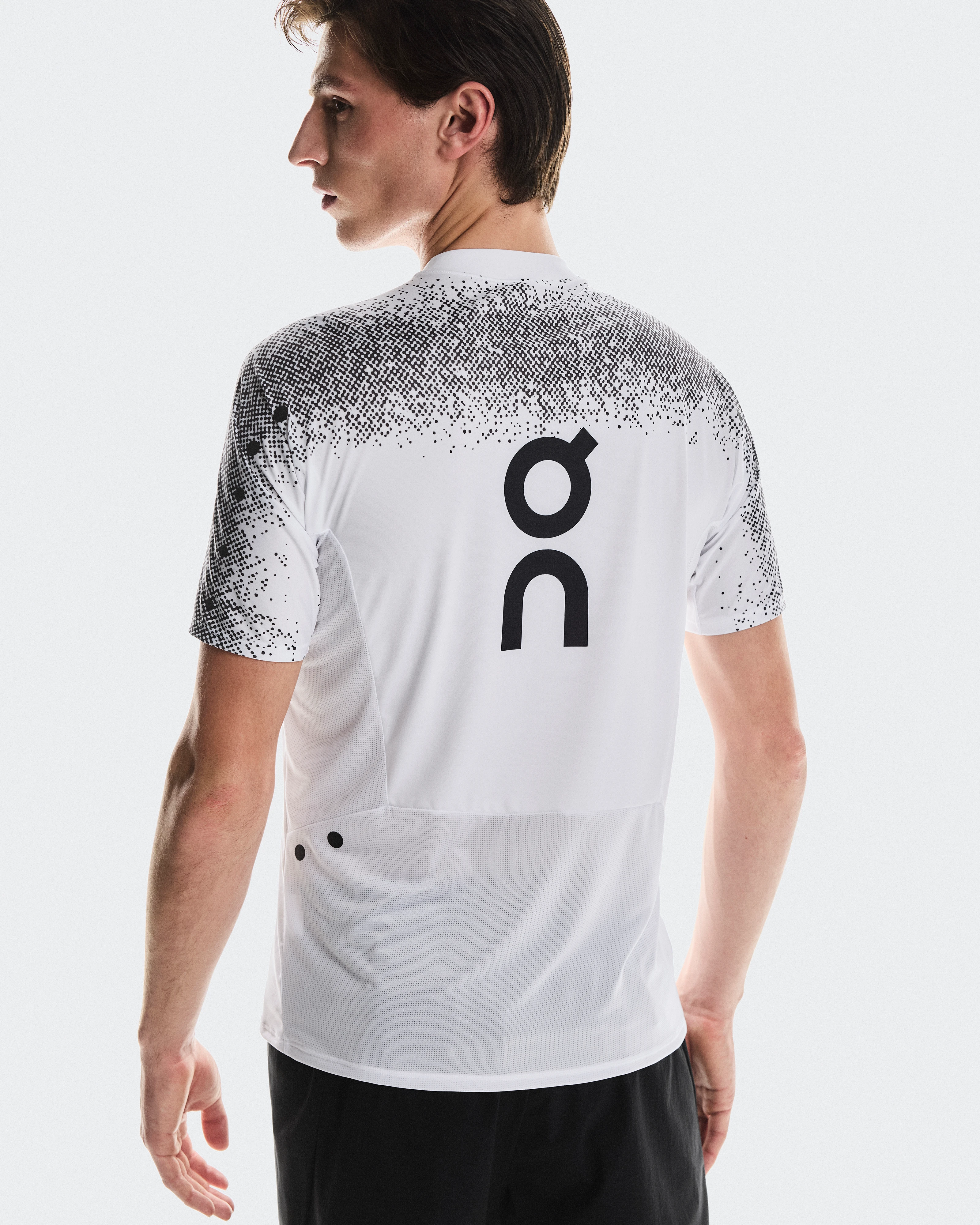 On Ultra-T White & Iron Men Tops and t-shirts