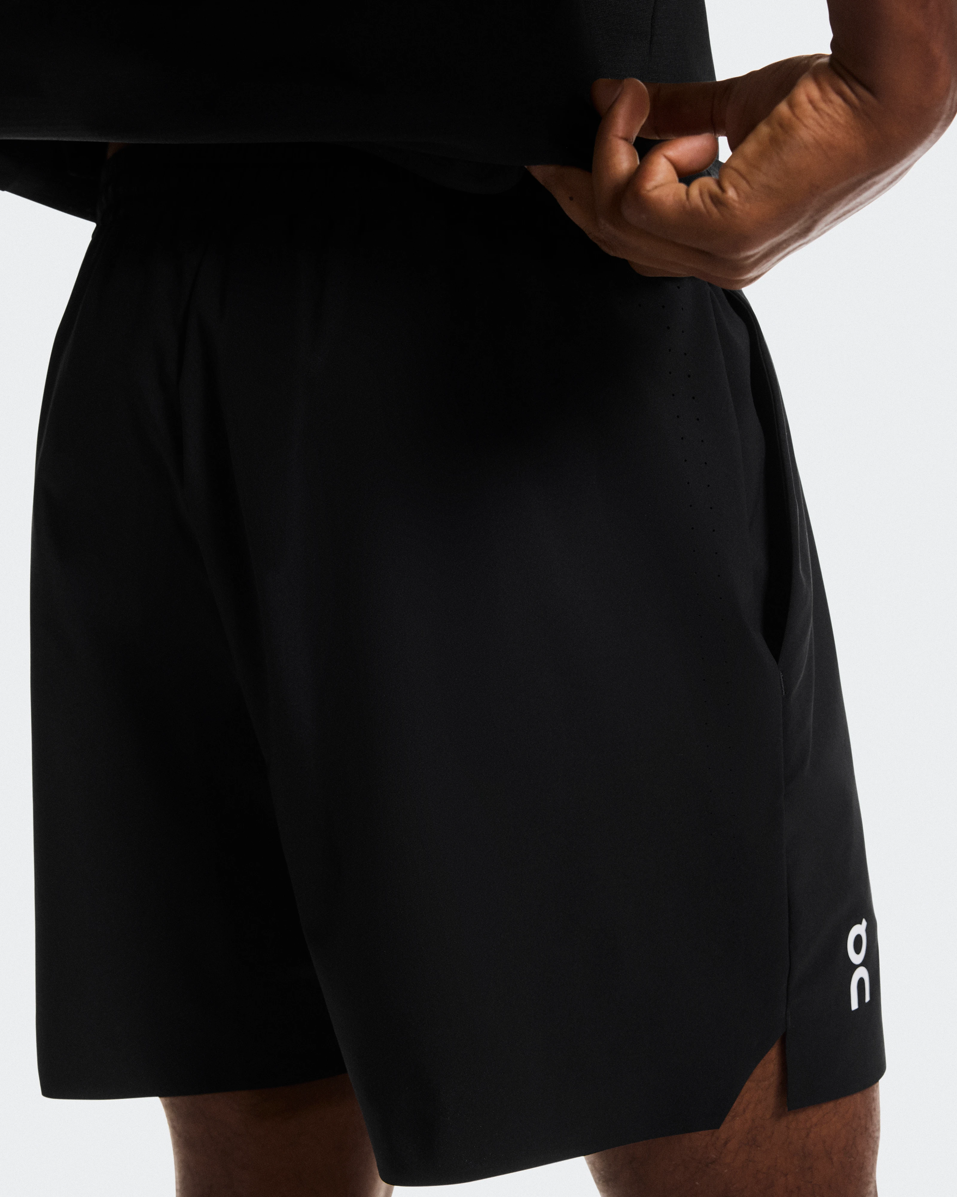 On 5" Court Shorts Black Men Shorts